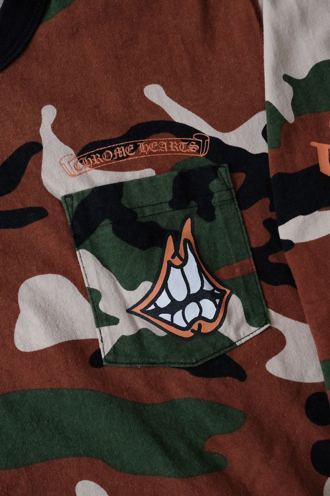 Chrome Hearts Chrome Hearts Matty Boy Camo Caution Long Sleeve Size Large Size US L / EU 52-54 / 3 - 7 Thumbnail