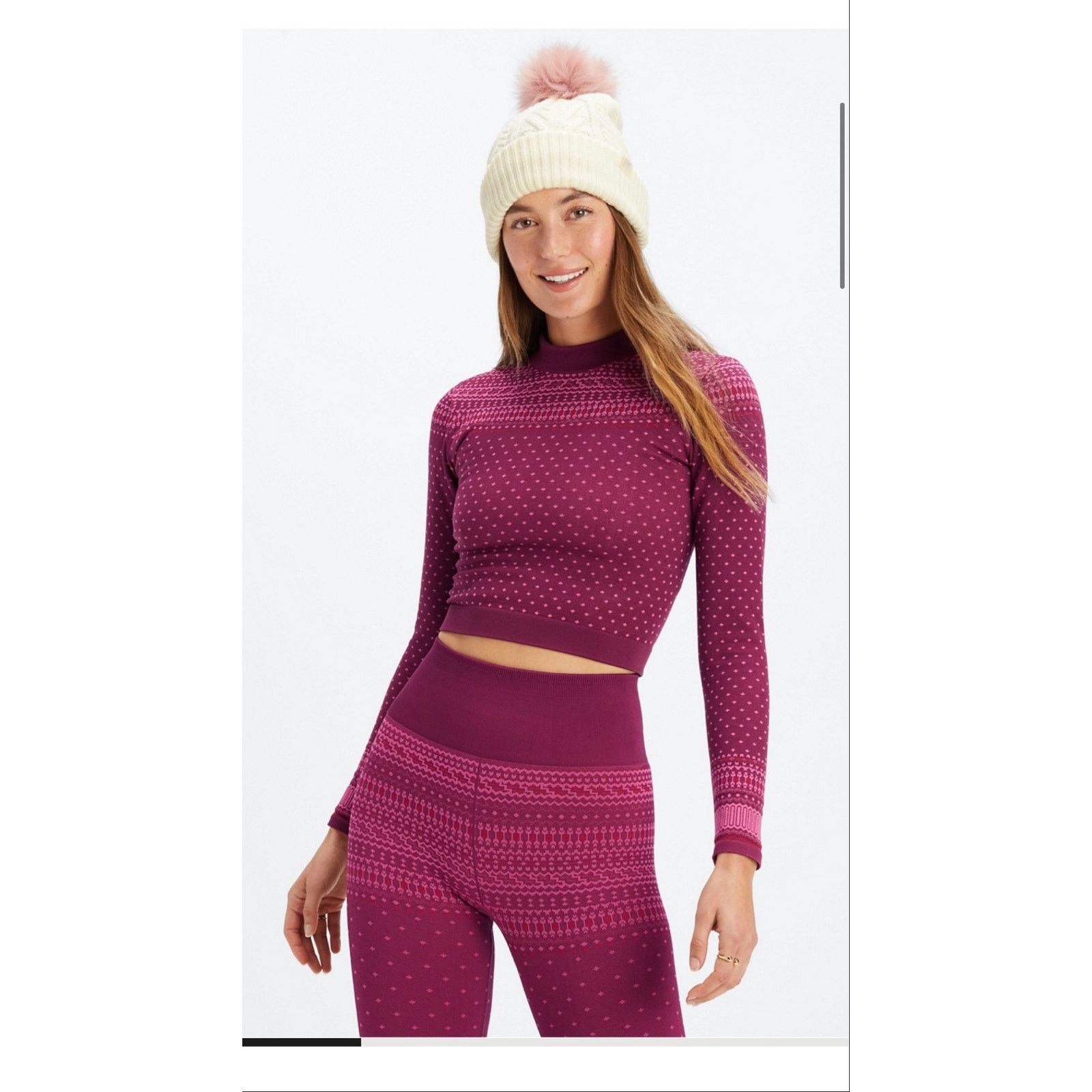 Fabletics Fabletics Tolly Seamless Base Layer Set Top M Leggings S gym Size M / US 6-8 / IT 42-44 - 3 Thumbnail