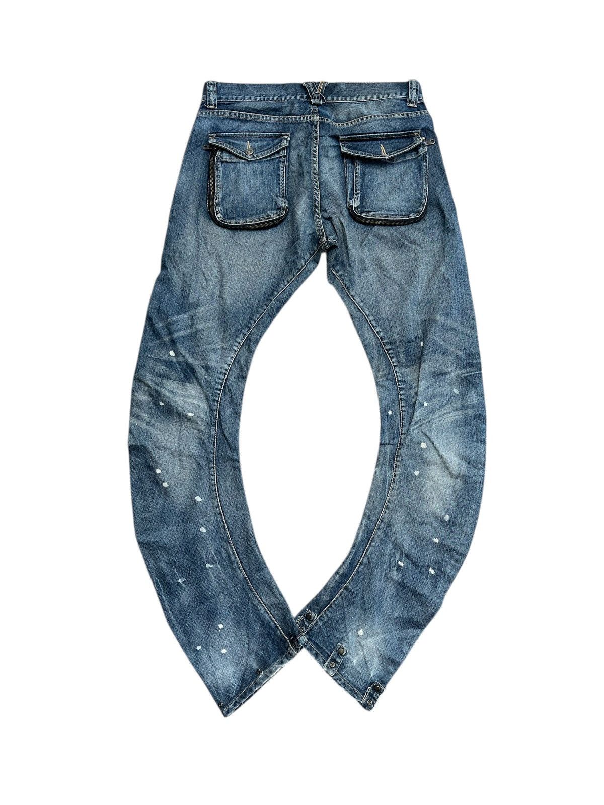 If Six Was Nine ppfm curve leg denim Size US 32 / EU 48 - 8 Thumbnail