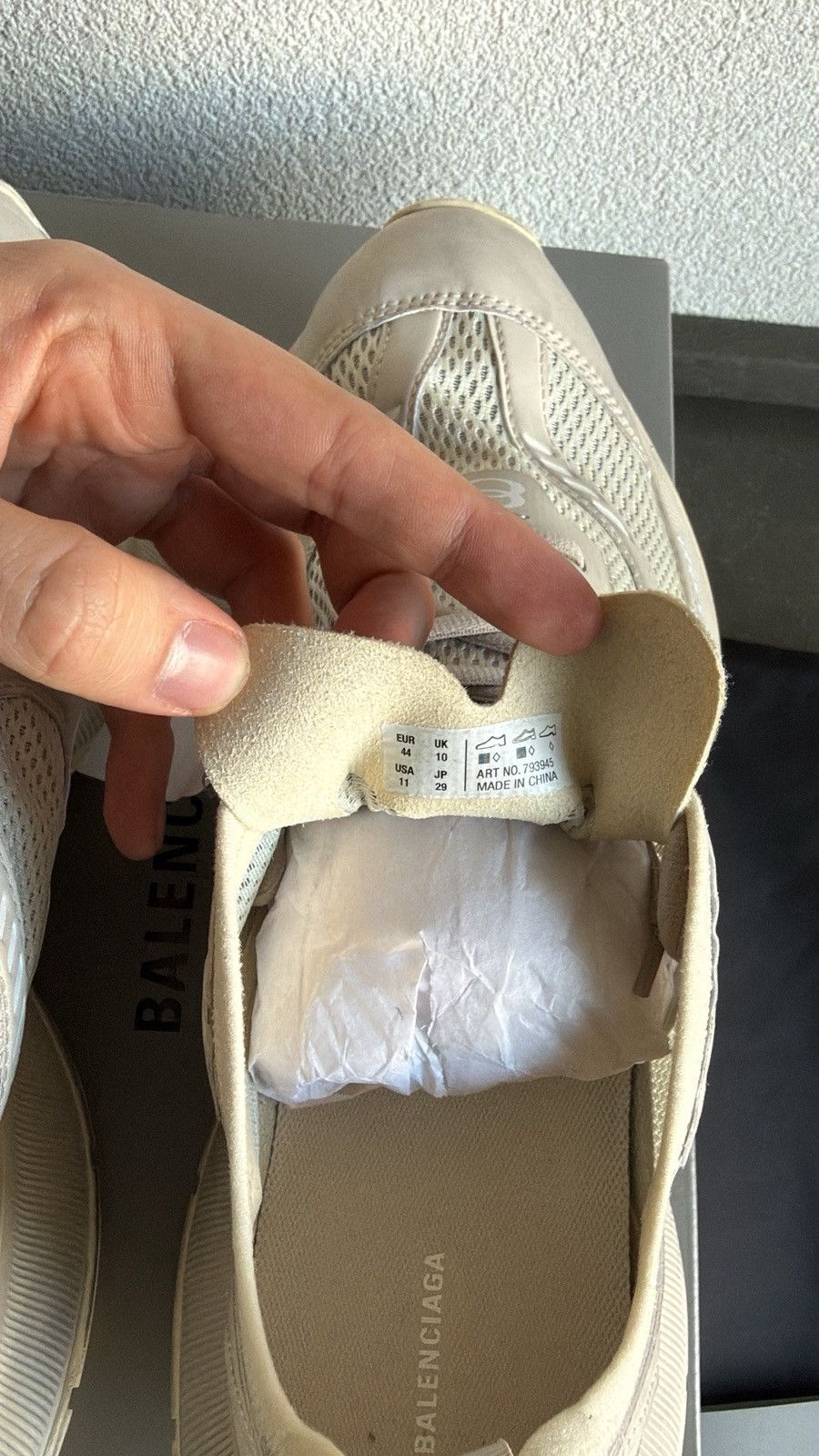 Balenciaga Balenciaga Circuit Beige Size US 11 / EU 44 - 6 Thumbnail