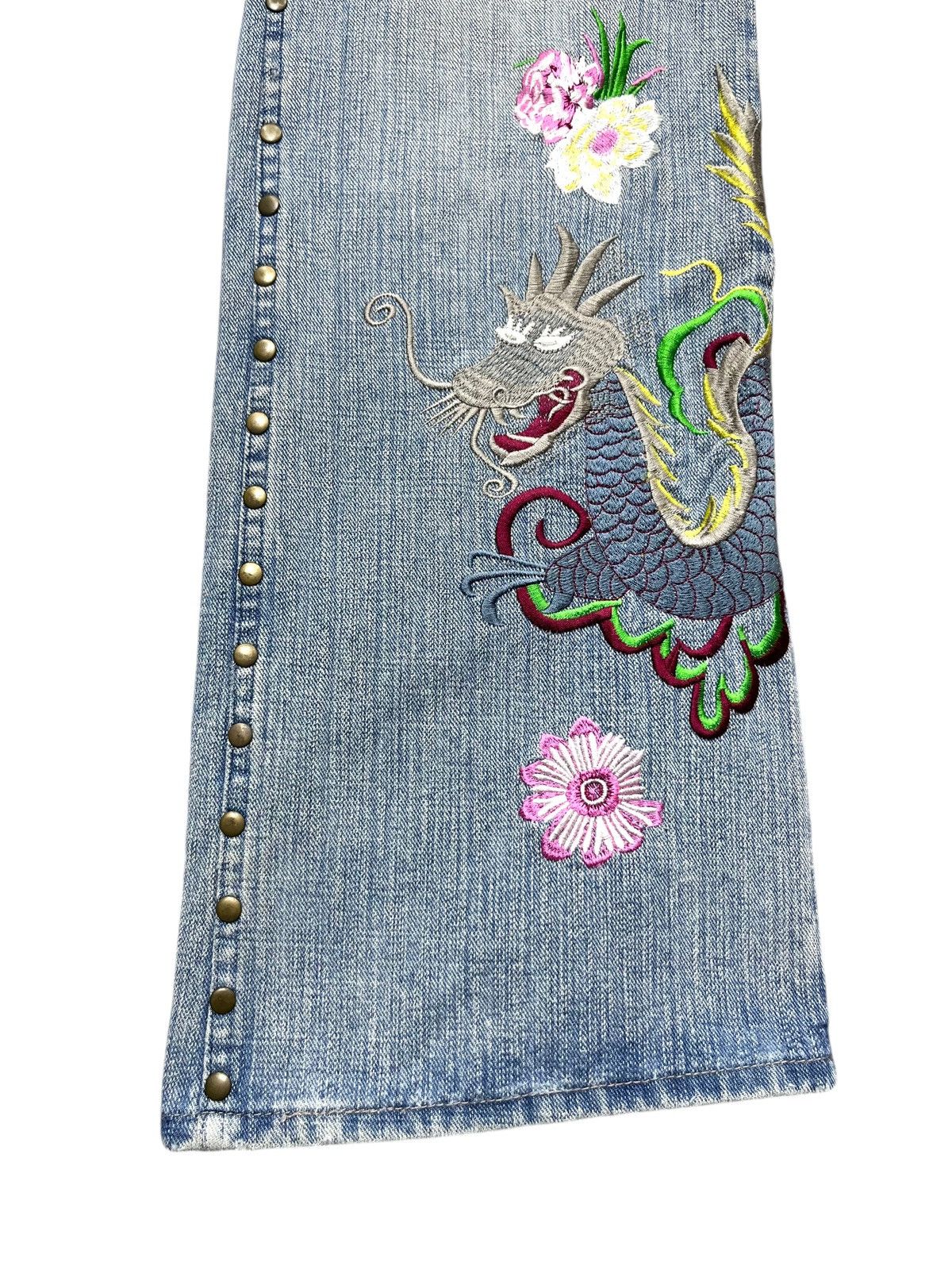 semanticdesign SEMANTIC SENSATION Karakuri Embroidery Studded Flare Size US 31 - 13 Thumbnail