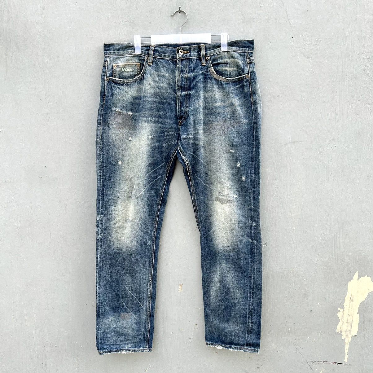 Madness MADNESS 24AW JAPAN Washed Distressed Denim Pants Size US 38 / EU 54 - 5 Thumbnail
