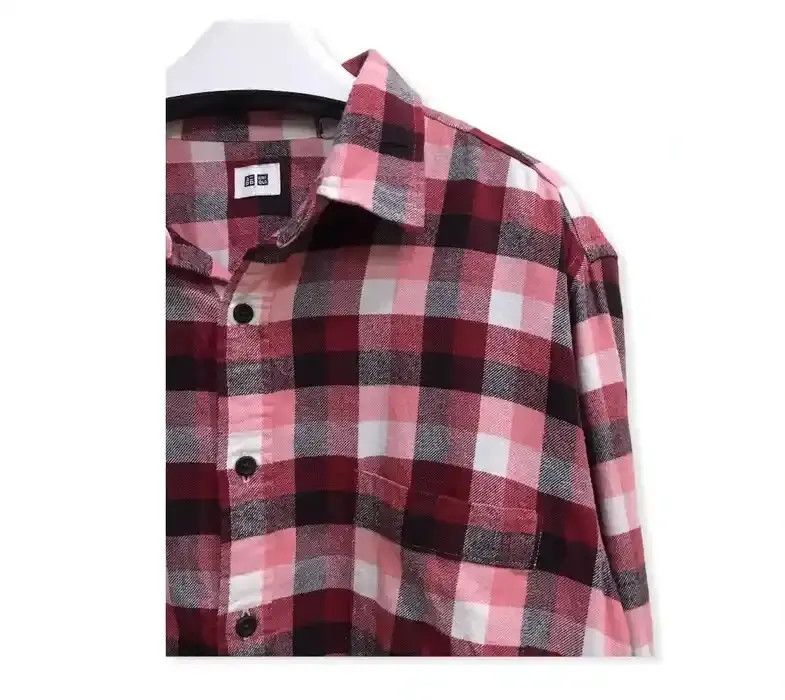 Japanese Brand × Uniqlo Japanese Brand Uniqlo Flannel Shirt Size ONE SIZE - 3 Thumbnail