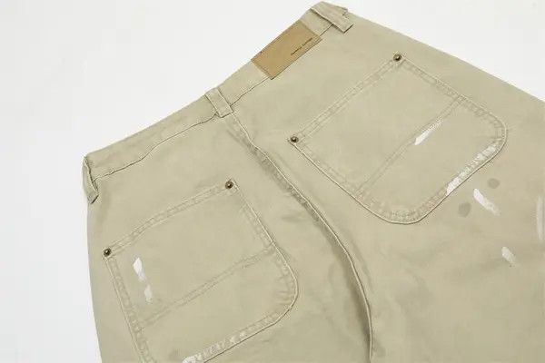 VIBE Street American washed distressed ink-splashed cargo jeans Size US 32 / EU 48 - 5 Thumbnail