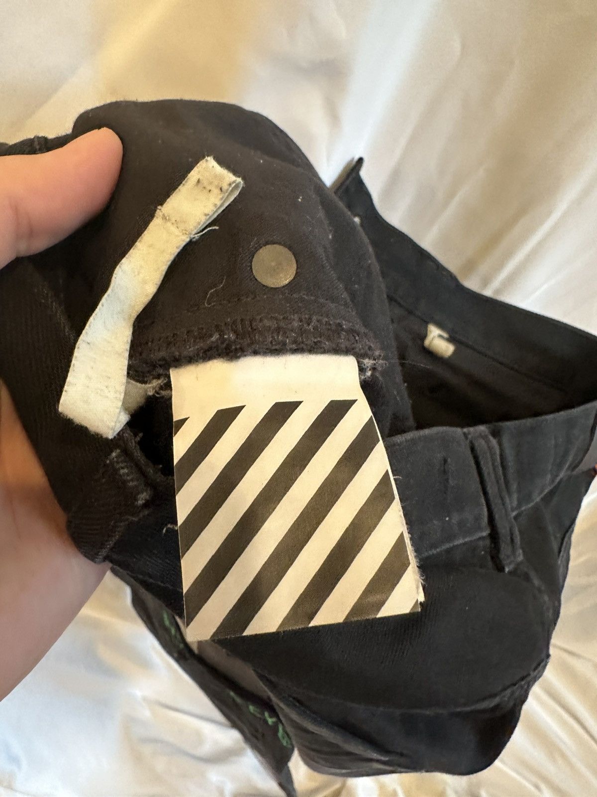 Off-White Off-White Black Denim Pants Size US 32 / EU 48 - 12 Thumbnail