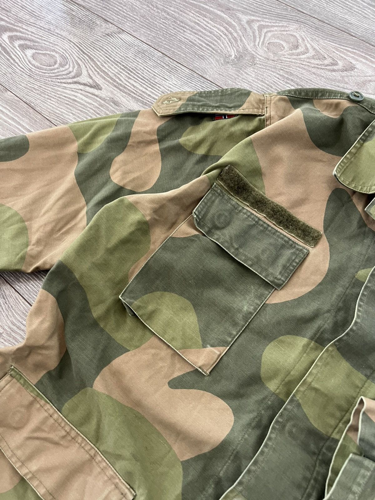 Vintage VINTAGE ‼️ Norwegian Camo NATO Army Tactical Jacket Size US M / EU 48-50 / 2 - 15 Thumbnail