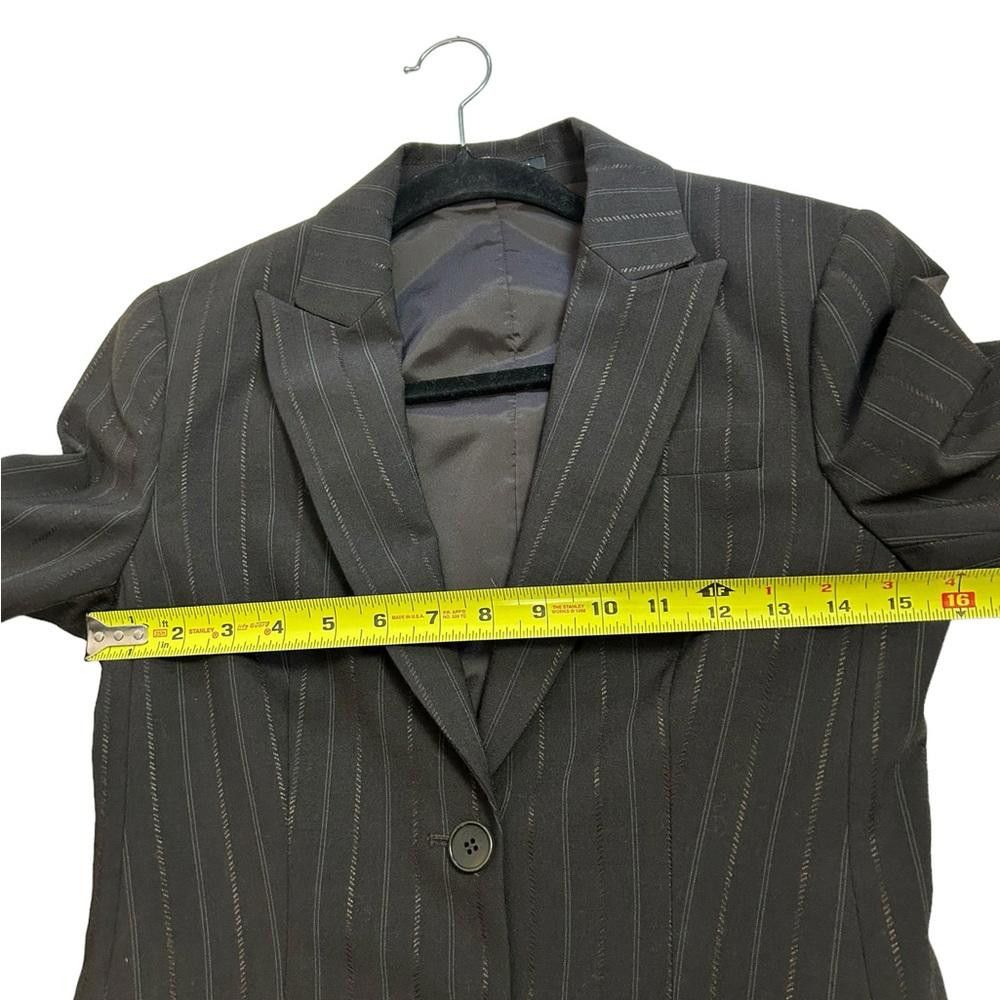 Theory Theory l Wool Blend Charcoal Pinstripe Blazer Jacket Size 2 Size XS / US 0-2 / IT 36-38 - 4 Thumbnail