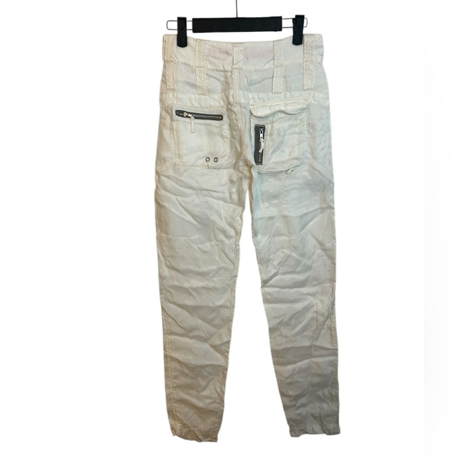 Johnny Was Pete & Greta Johnny Was Marika White Cargo Pants Size 25" / US 0 / IT 36 - 2 Thumbnail