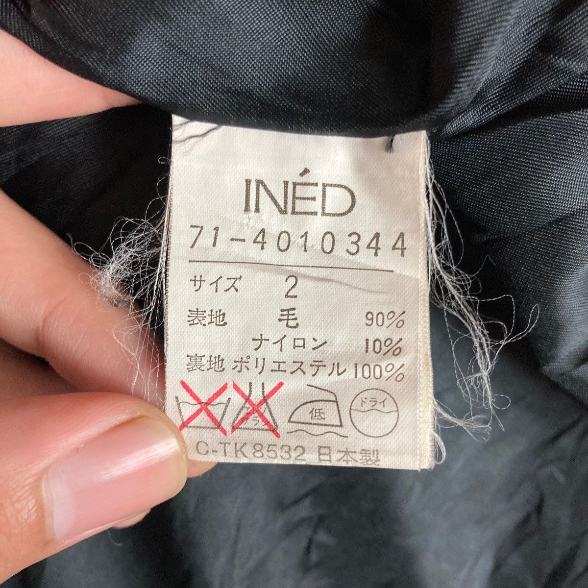 Vintage Vintage Ined Double Breasted Flat Button Jacket Size US M / EU 48-50 / 2 - 7 Thumbnail