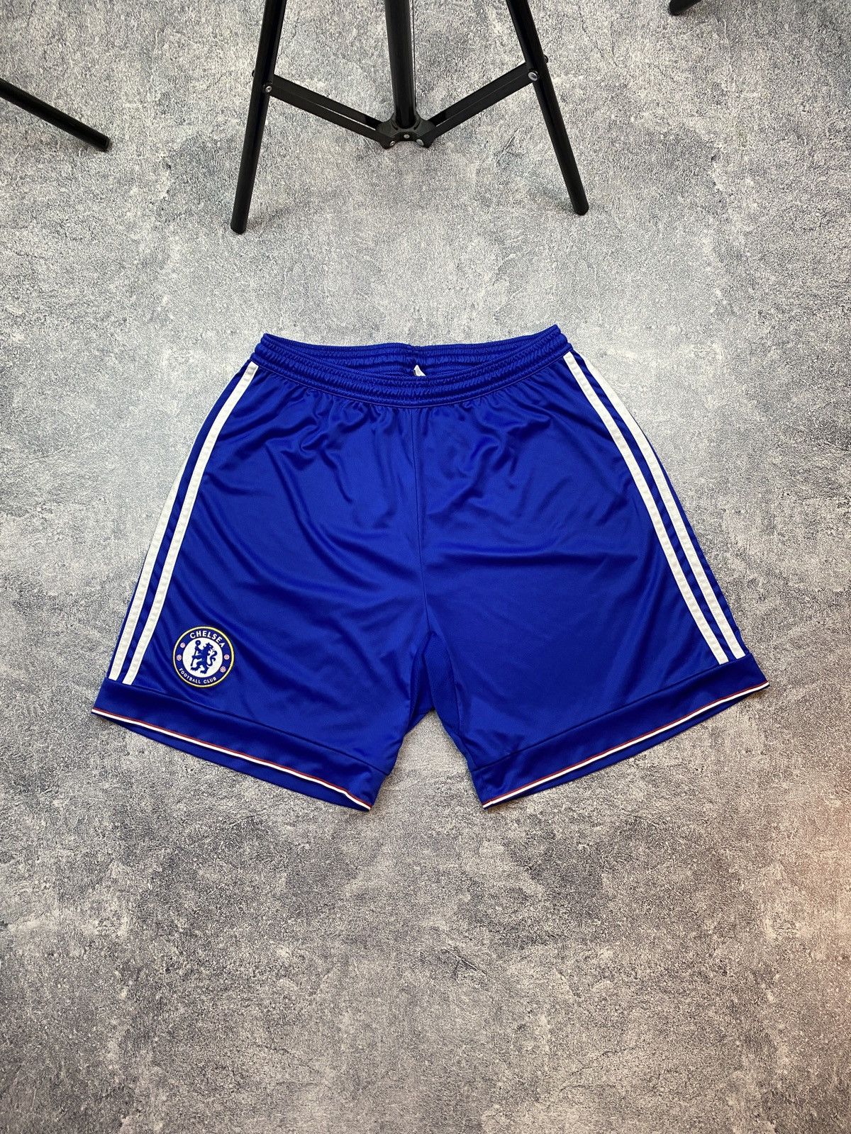 Adidas × Chelsea Soccer Shorts from Chelsea’s 2015/2016 kit Size US 32 / EU 48 - 1 Thumbnail