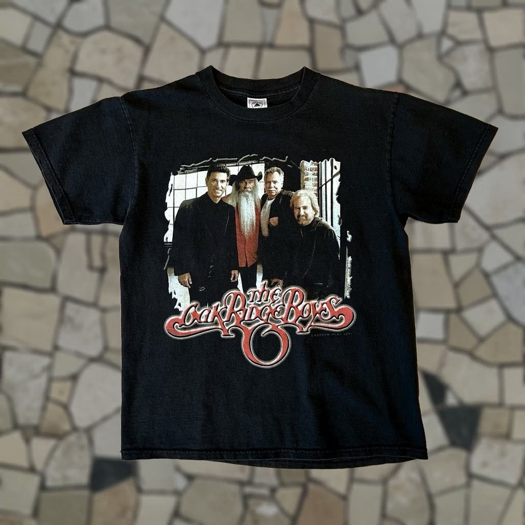 Delta VINTAGE The Oak Ridge Boys From The Heart Tour Tee Black T-Shirt Size Medium Mens Size US M / EU 48-50 / 2 - 1 Thumbnail
