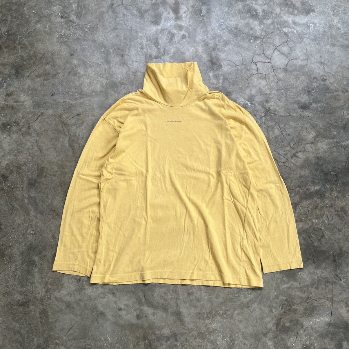 Issey Miyake Vintage Hai Sporting Gear Turtle Neck Longsleeve Shirt Size US M / EU 48-50 / 2 - 1 Thumbnail