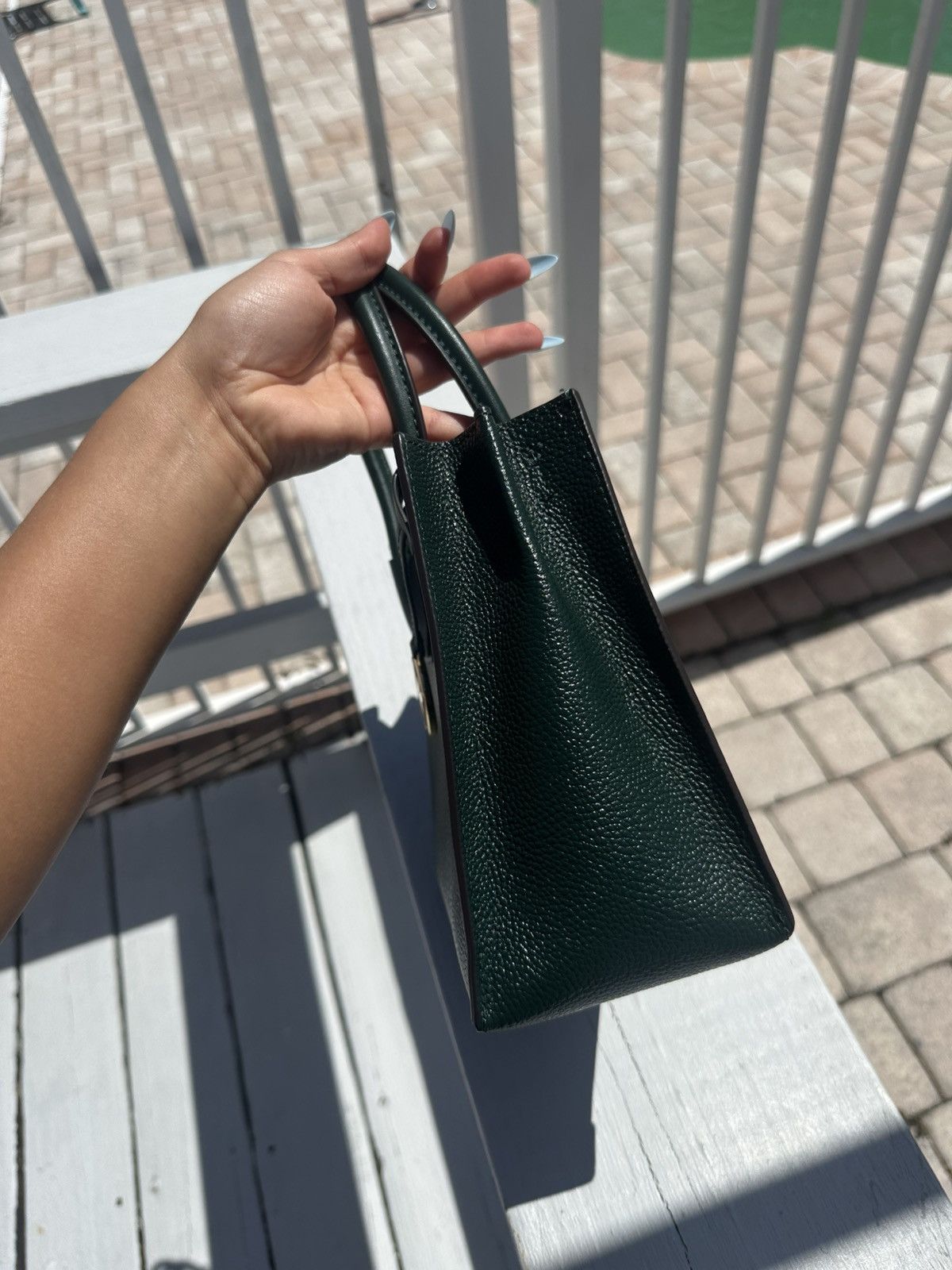Michael Kors Dark Green Michael Kors Handbag Size ONE SIZE - 5 Thumbnail
