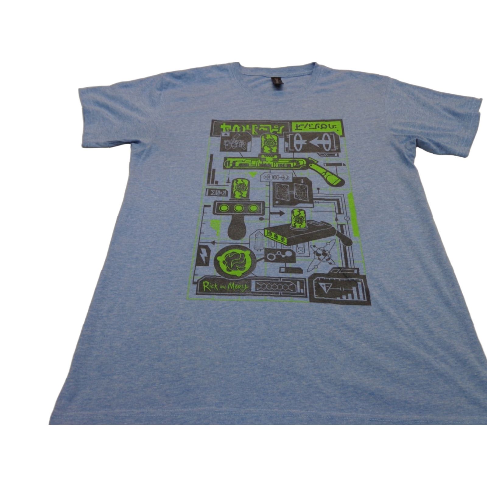 Vintage Loot Crate Rick & Morty Graphic Blue T-Shirt Size M Men Small Sleeve Short 60% Cotton 40% Polyester Blue Graphic T-Shirt Size US M / EU 48-50 / 2 - 1 Thumbnail