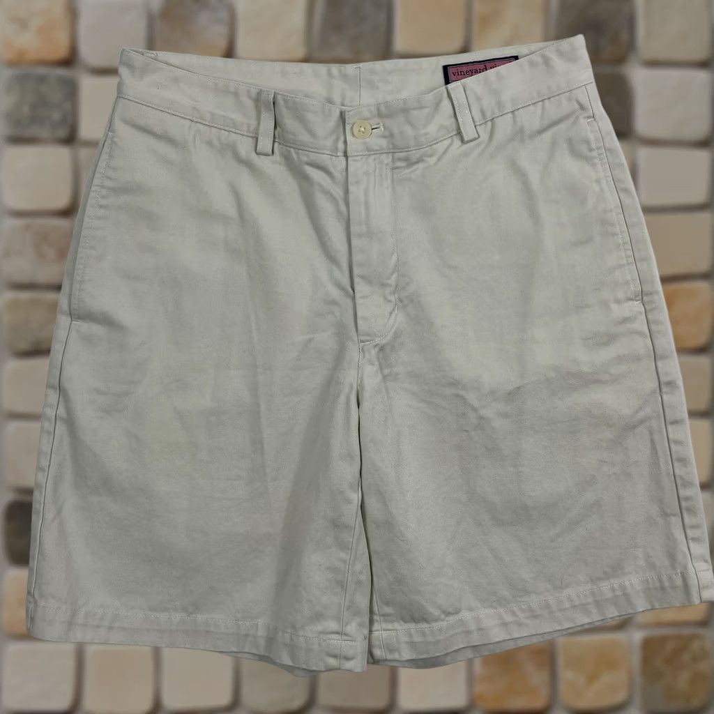 Vineyard Vines Vineyard Vines Shorts Men's 32x8 Golf Chino Flat Front Casual Outdoor Beige Size US 32 / EU 48 - 1 Thumbnail