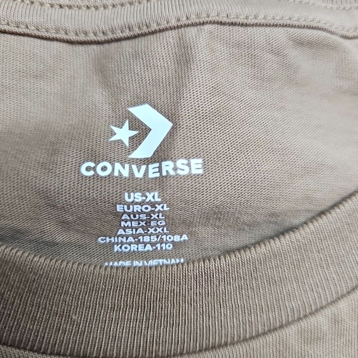 Converse VINTAGE Converse T-Shirt Men XL Brown Cartoon Retro Design Sticker Bomb Advertisement Print Crew Neck Short Sleeve Regular Fit Logo Pattern Solid Size US XL / EU 56 / 4 - 5 Thumbnail
