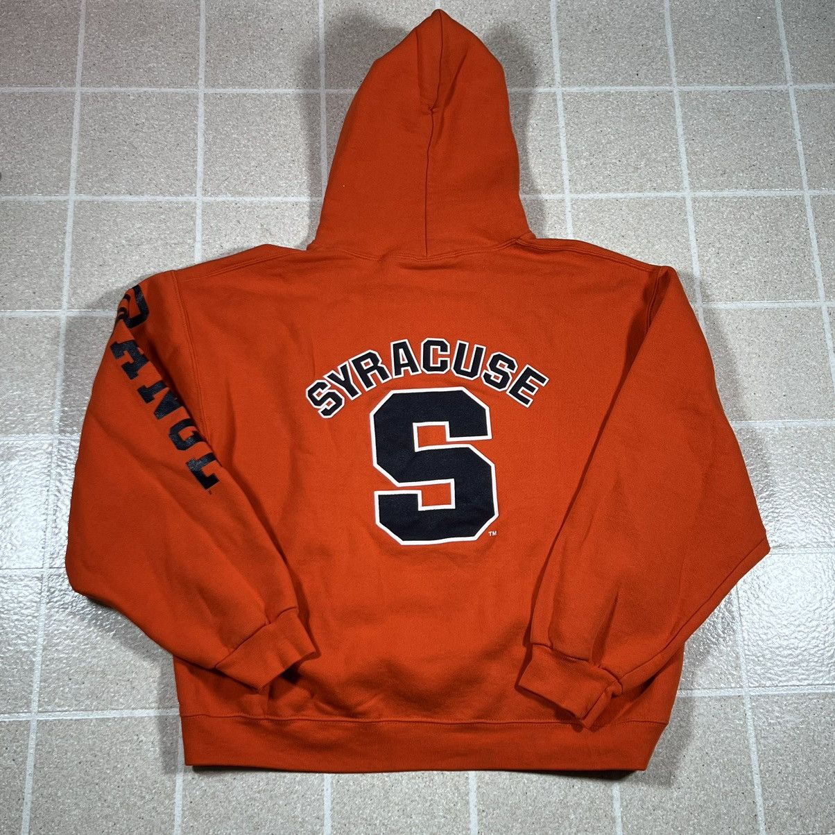 Russell Athletic × Vintage Syracuse Russell Athletics Sweatshirt Hoodie Orange Size US L / EU 52-54 / 3 - 3 Thumbnail