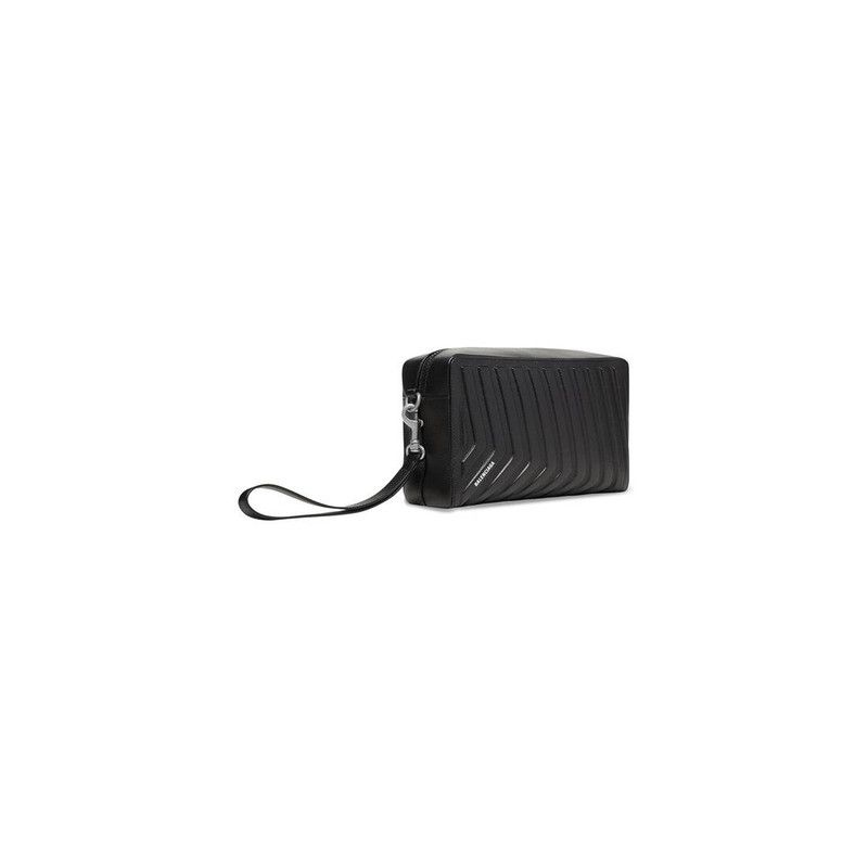 Balenciaga o1srvl11e0226 Size: OS / Car Toiletry Pouch In Black Size ONE SIZE - 2 Thumbnail