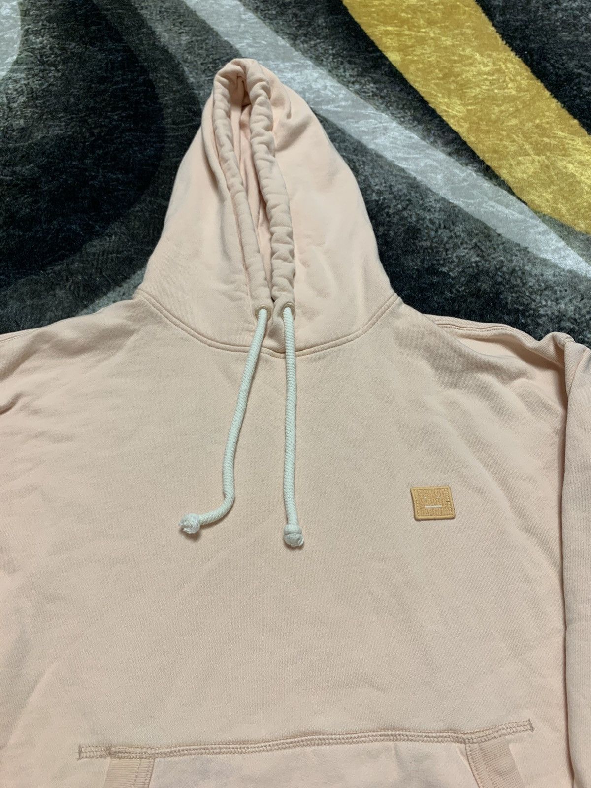 Acne Studios Acne Studios Hoodie Face Pink Size ONE SIZE - 2 Thumbnail