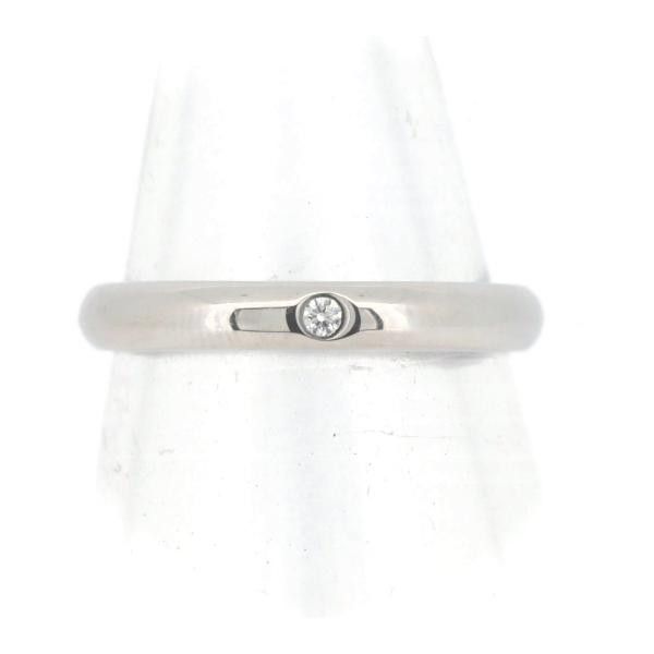 image of Cartier Platinum 1895 Diamond Wedding Ring in Silver, Women's