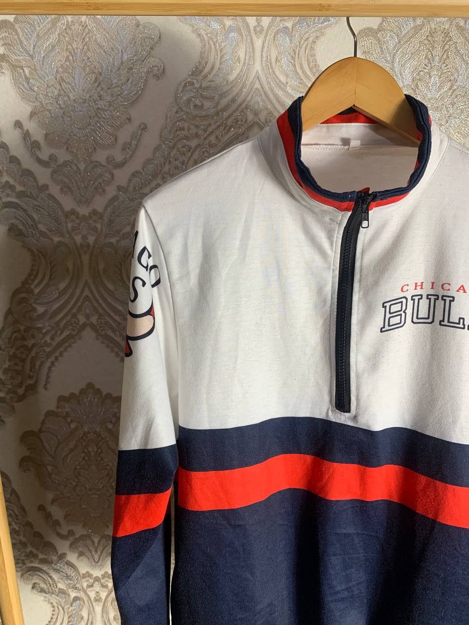 Vintage Vintage Chicago Bulls Retro 1/3 Zip Sweatshirt Jacket Y2K Size US S / EU 44-46 / 1 - 3 Thumbnail