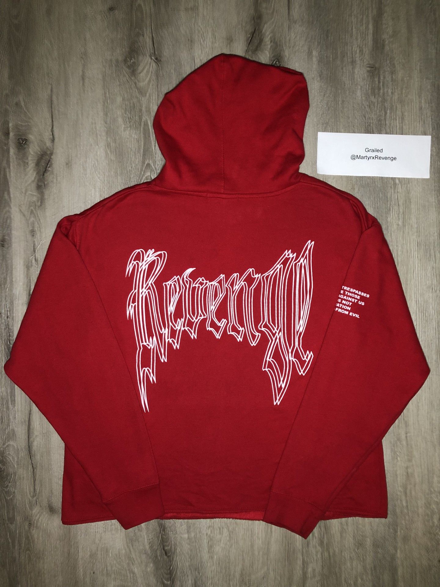 Revenge Revenge Red Isaac Hoodie OG Size US L / EU 52-54 / 3 - 2 Thumbnail