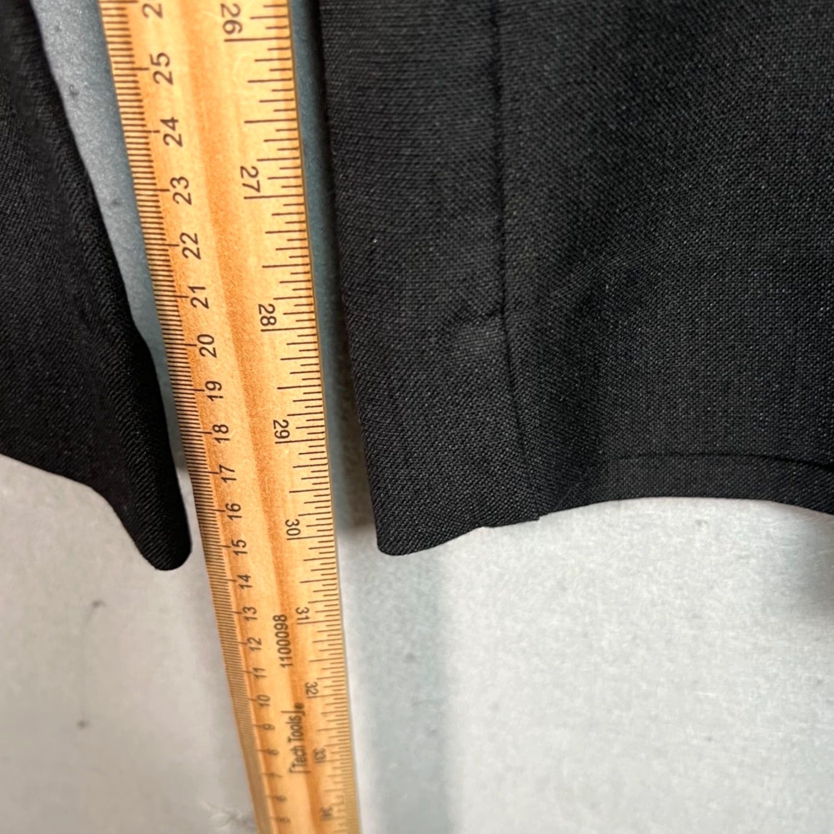 Nordstrom Nordstrom Womens Size 4 Wide Leg Black Dress Pants Polyester Blend Size 27" / US 4 / IT 40 - 7 Thumbnail