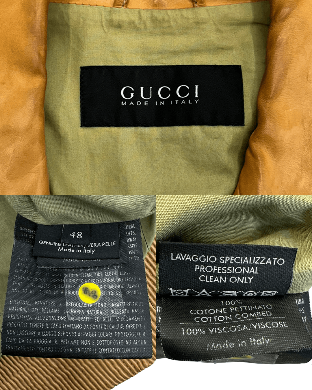 Gucci Gucci by Tom Ford Elbow Patch Detail Leather Blouson Size US M / EU 48-50 / 2 - 11 Thumbnail