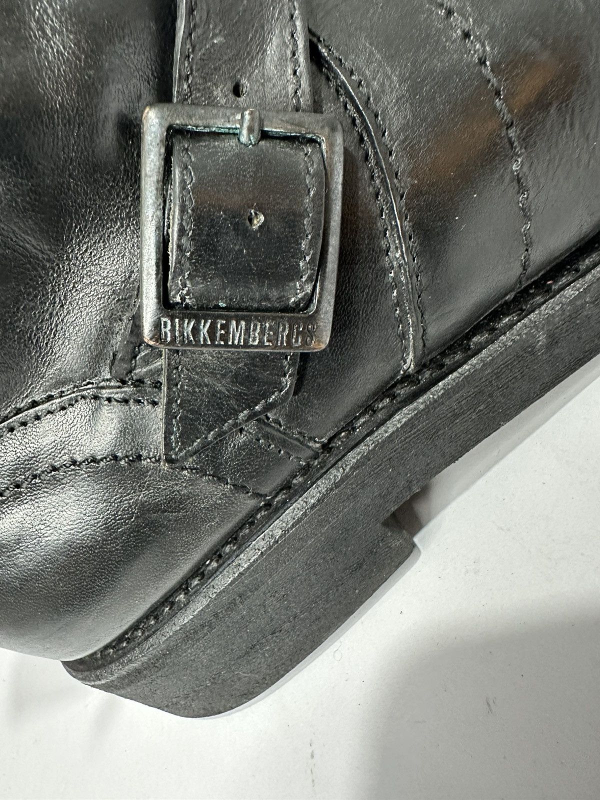 Dirk Bikkembergs Vintage Dirk Bikkembergs Black Leather Engineer Ankle Boots. Size US 6.5 / EU 39-40 - 7 Thumbnail