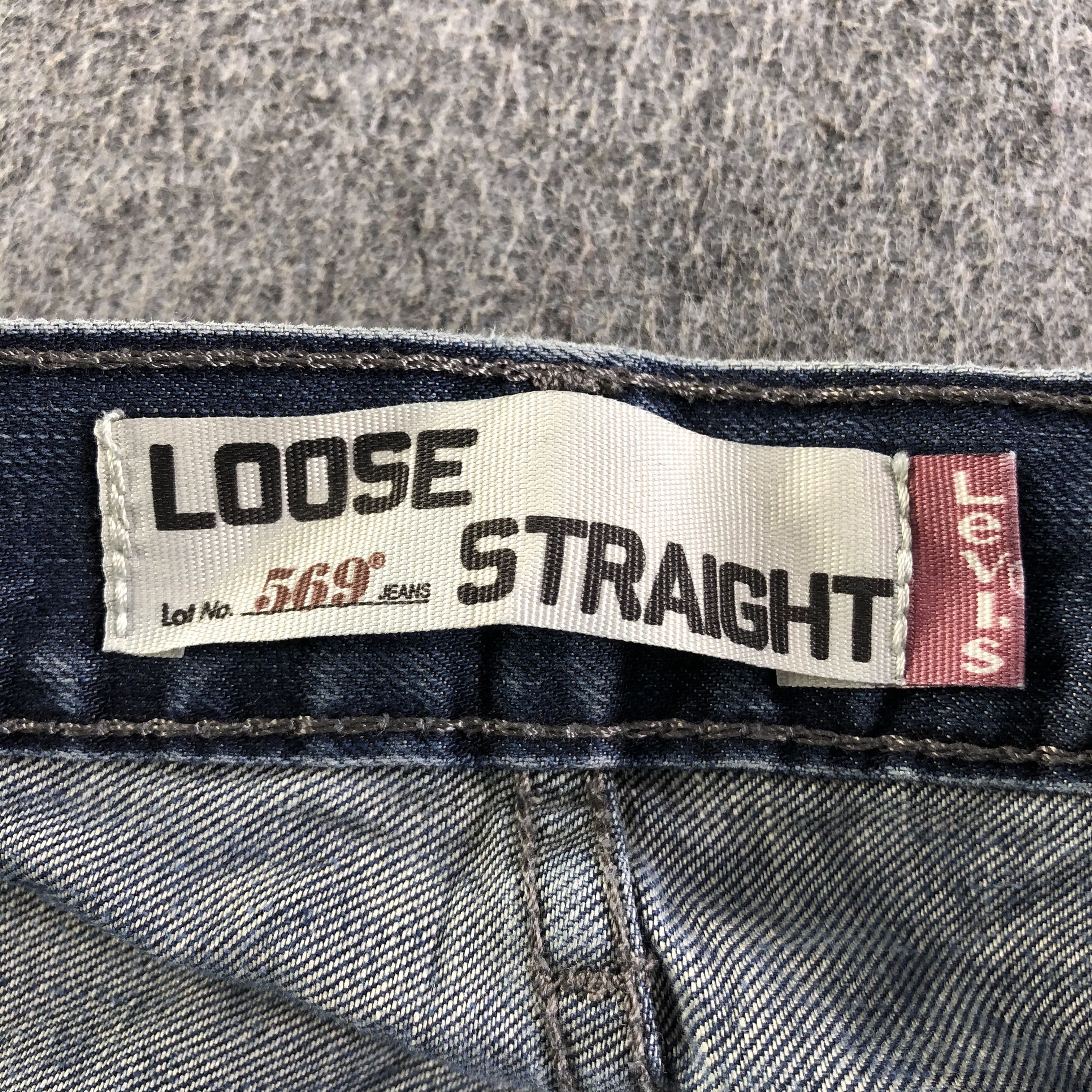 Levi's Vintage Blue Wash Levis 569 Jeans-J4133 Size US 38 / EU 54 - 9 Thumbnail