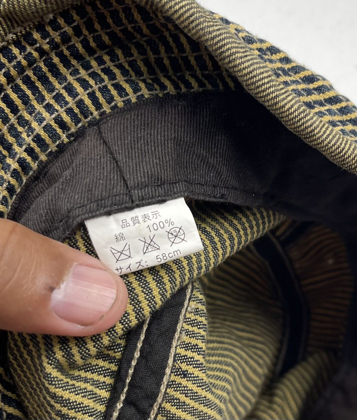 Japanese Brand striped bucket hat tc49 Size ONE SIZE - 4 Thumbnail