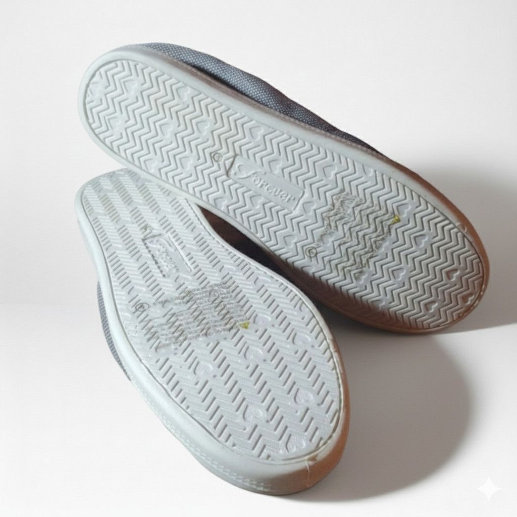 Other Forever Link Size 6 Canvas Slip On Sneakers Grey Gray Memory Size US 6 / IT 36 - 6 Thumbnail