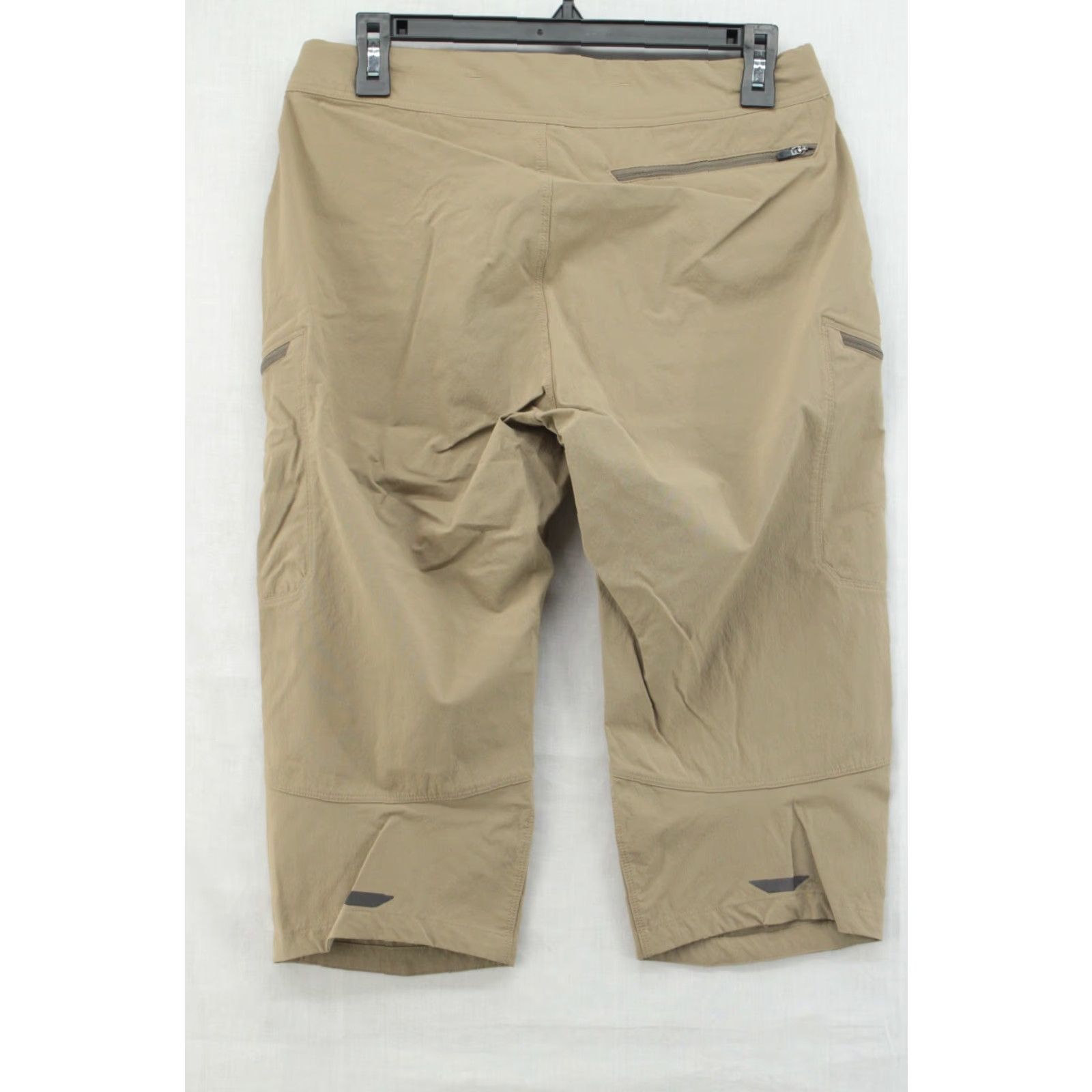 Montbell VINTAGE Mont Bell Hiking Shorts Men S Tan Nylon Belted 17" Inseam Beige 4-Way Stretch Cargo Pocket Mens Size US 29 - 3 Thumbnail