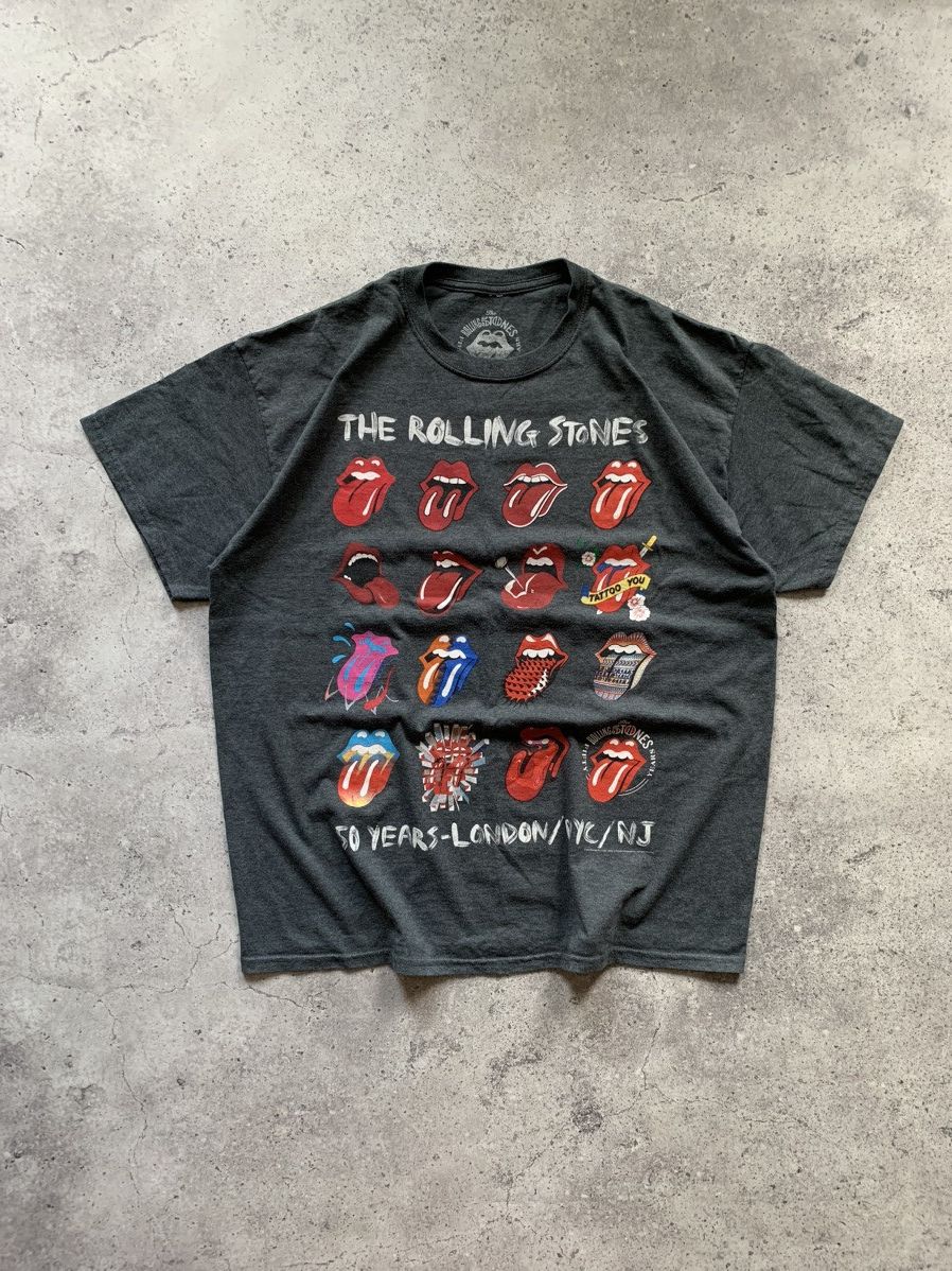 Band Tees × The Rolling Stones Rare Rolling Stones 50 Years Anniversary Tour 2012 T-Shirt Size US XL / EU 56 / 4 - 1 Thumbnail