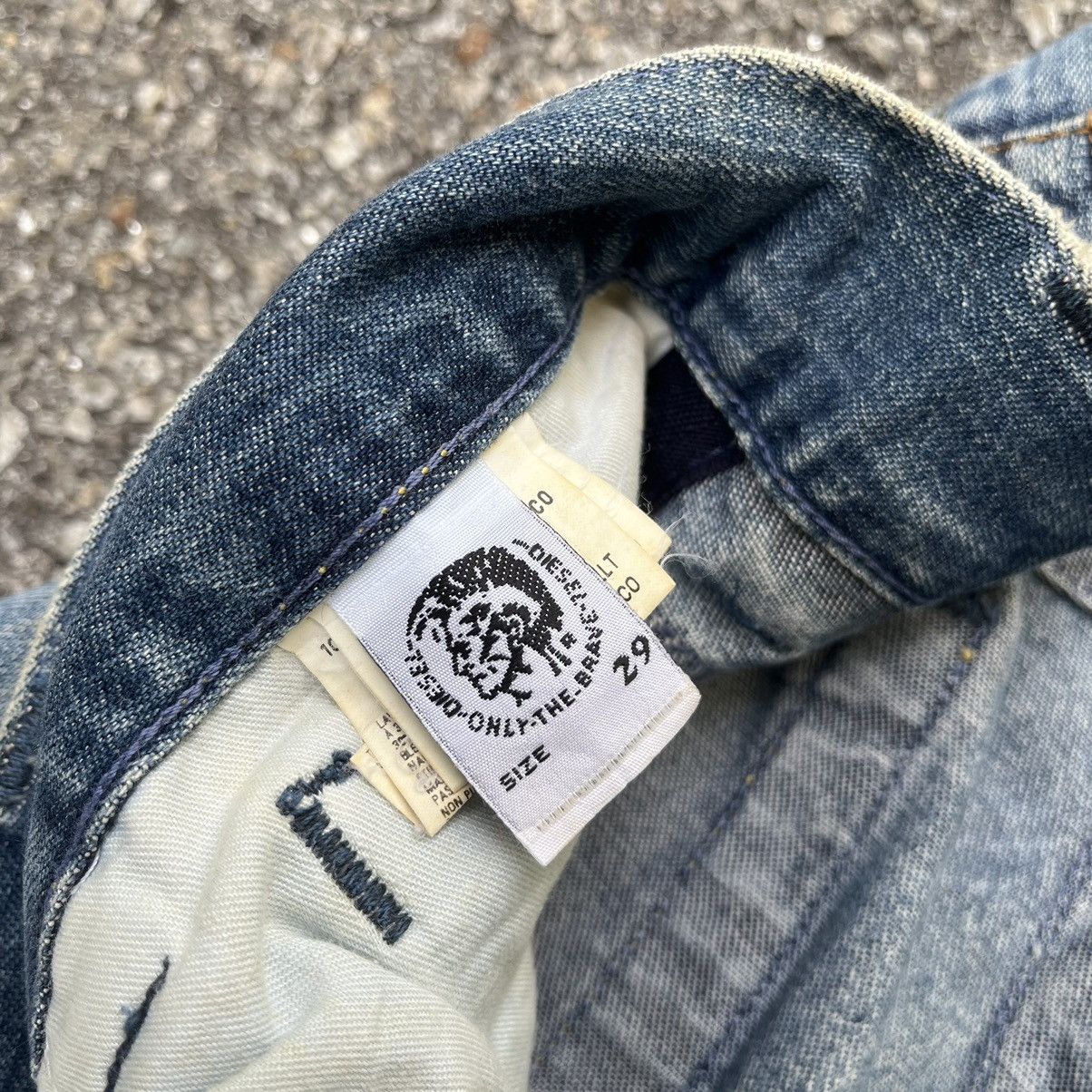 Diesel Diesel D Denim Snake Design Straight Fit Jeans Size US 29 - 8 Thumbnail