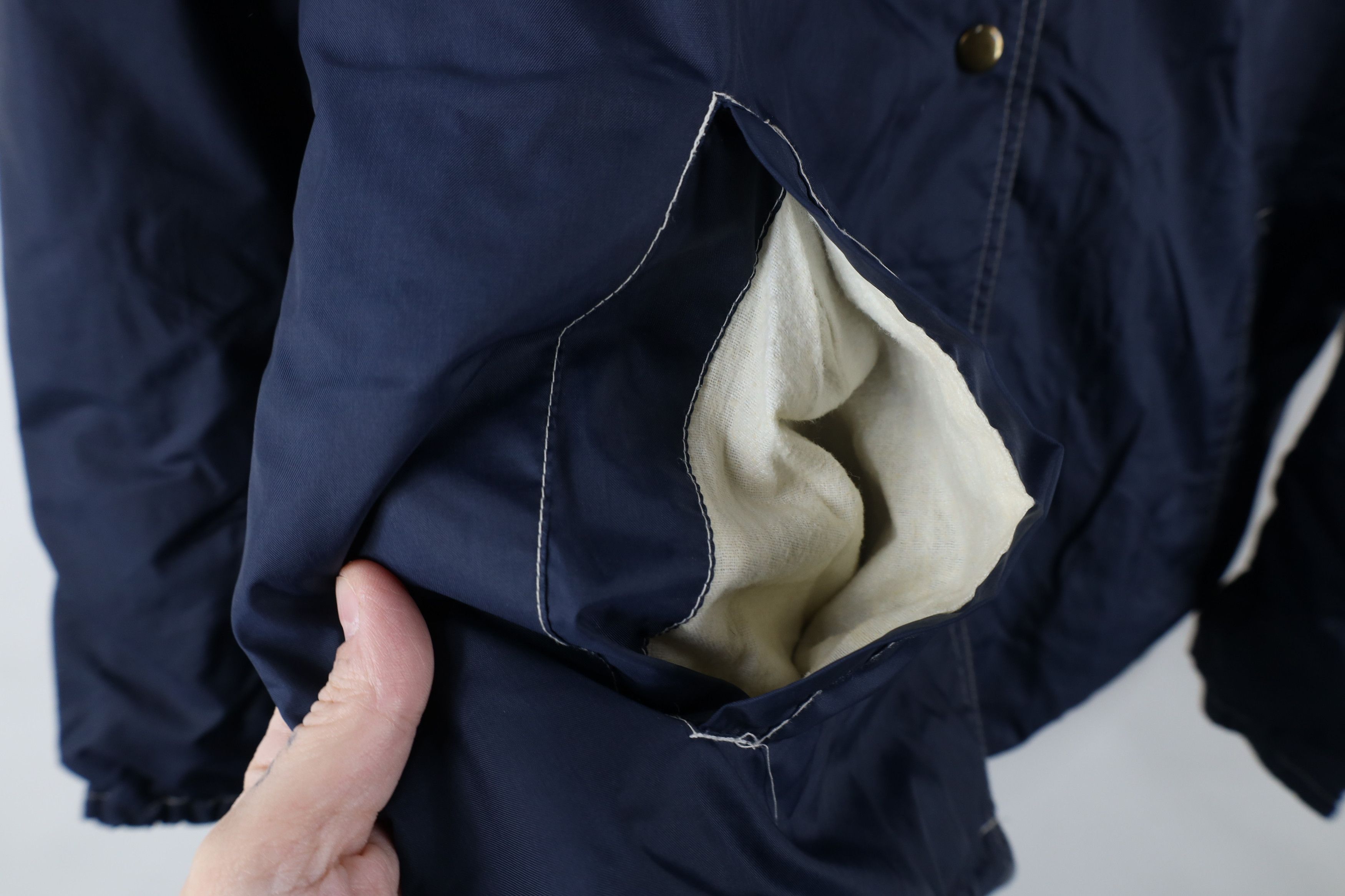 Vintage Vintage 70s Streetwear Lined Coaches Coach Jacket Blue USA Size US L / EU 52-54 / 3 - 7 Thumbnail