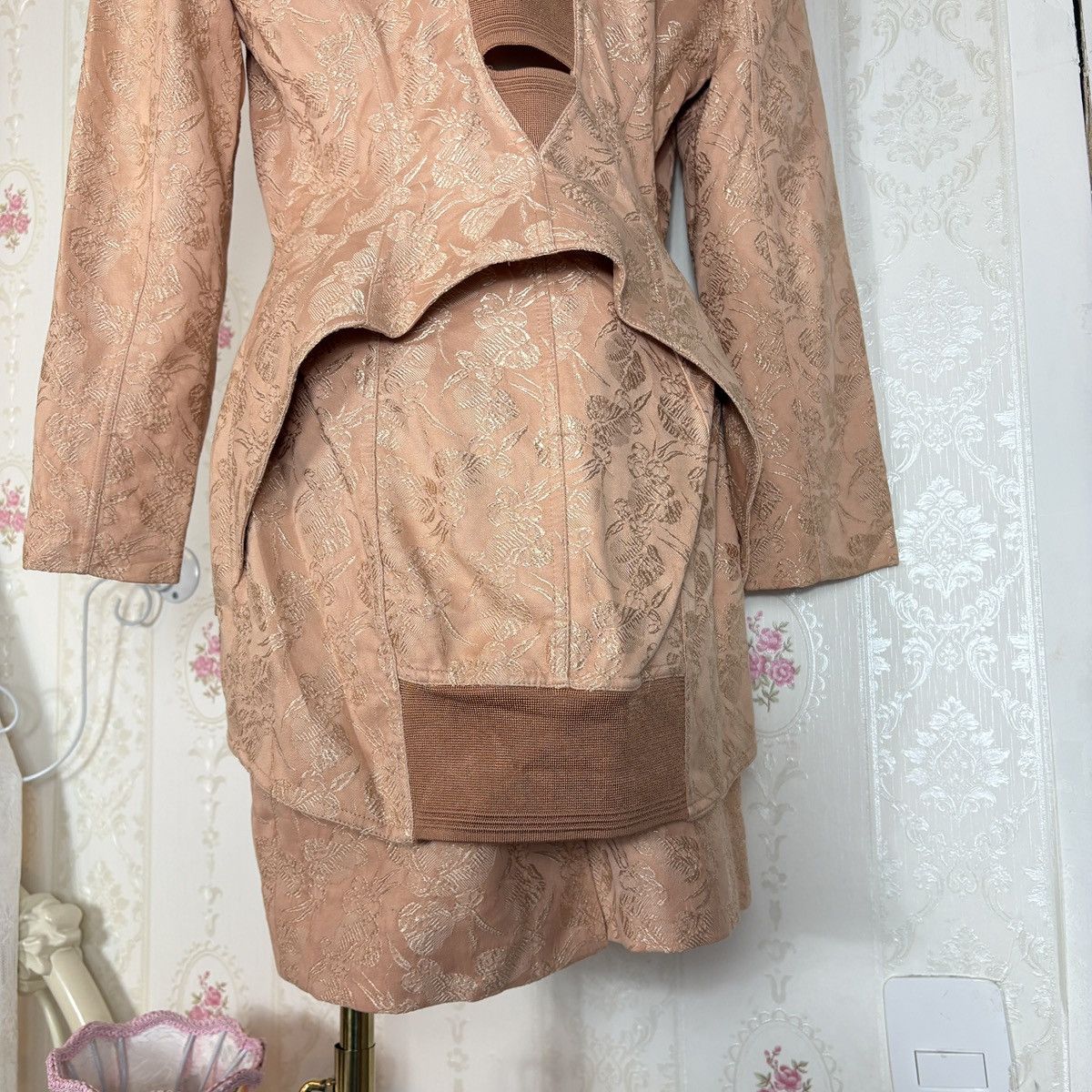 Jean Paul Gaultier Vintage runway spring 2004 JPG blazer and skirt set Size XL / US 12-14 / IT 48-50 - 6 Thumbnail