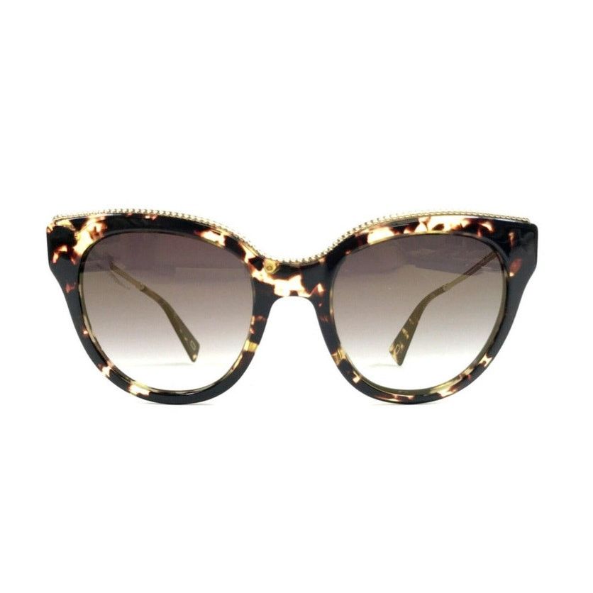 Marc Jacobs Marc Jacobs Brown Tortoise Gradient 165/S Cat Eye Sunglasses Size ONE SIZE - 1 Thumbnail
