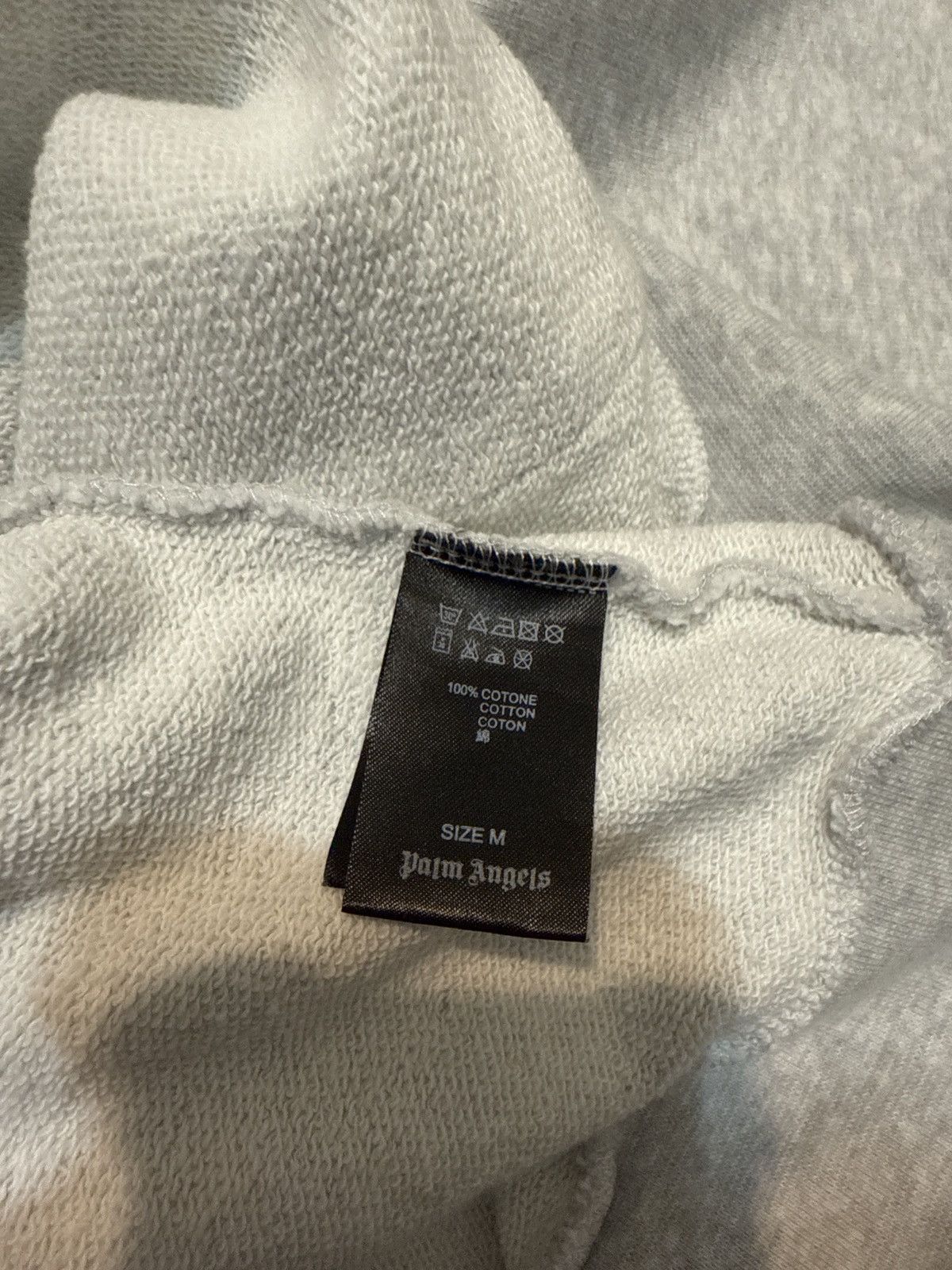 Palm Angels Palm Angels Adios Hoodie Light Grey Size US M / EU 48-50 / 2 - 9 Thumbnail