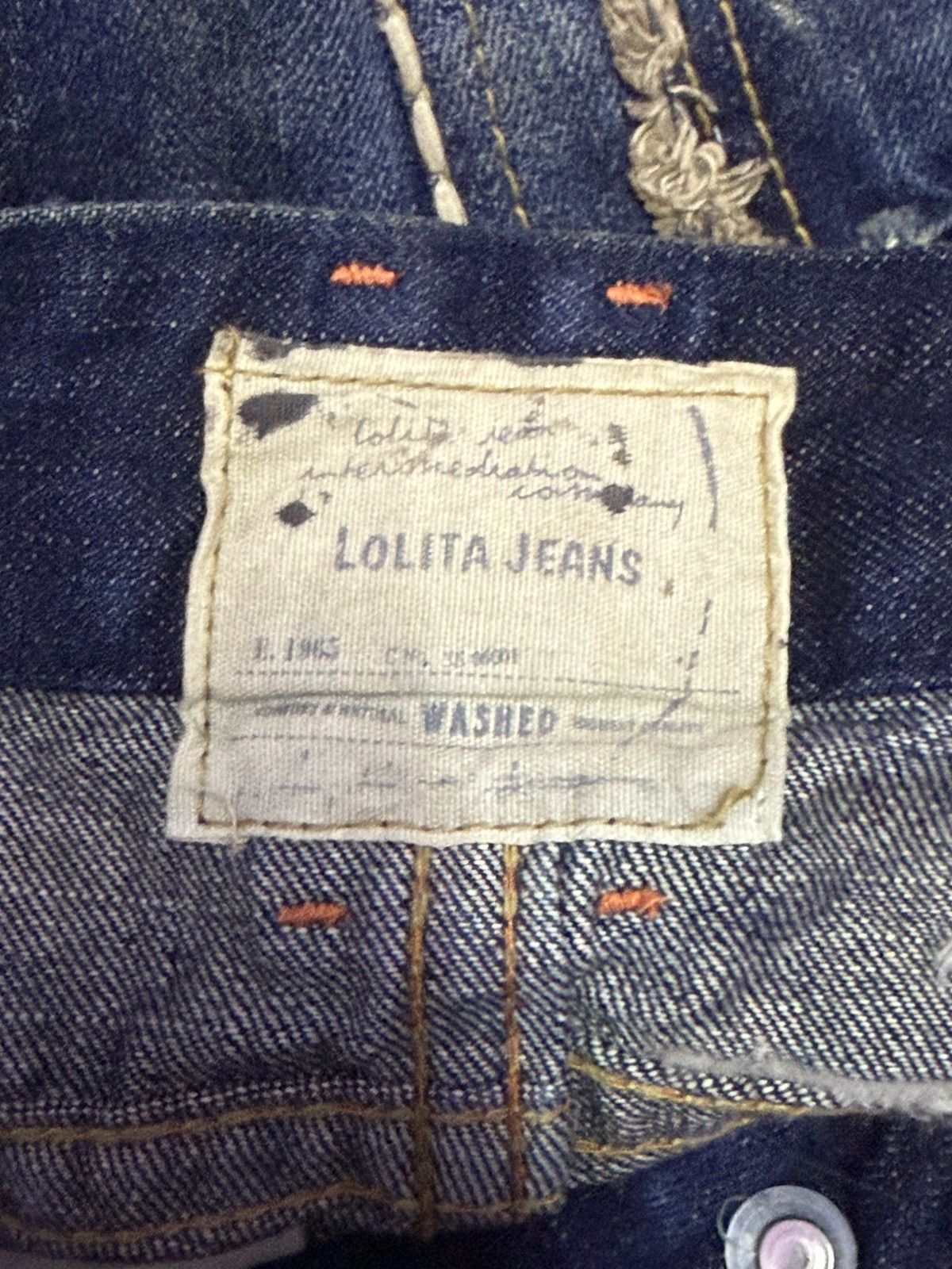 If Six Was Nine Lolita By Concert Club Shadow Mud Wash Claw Flared Jeans Size US 30 / EU 46 - 22 Thumbnail