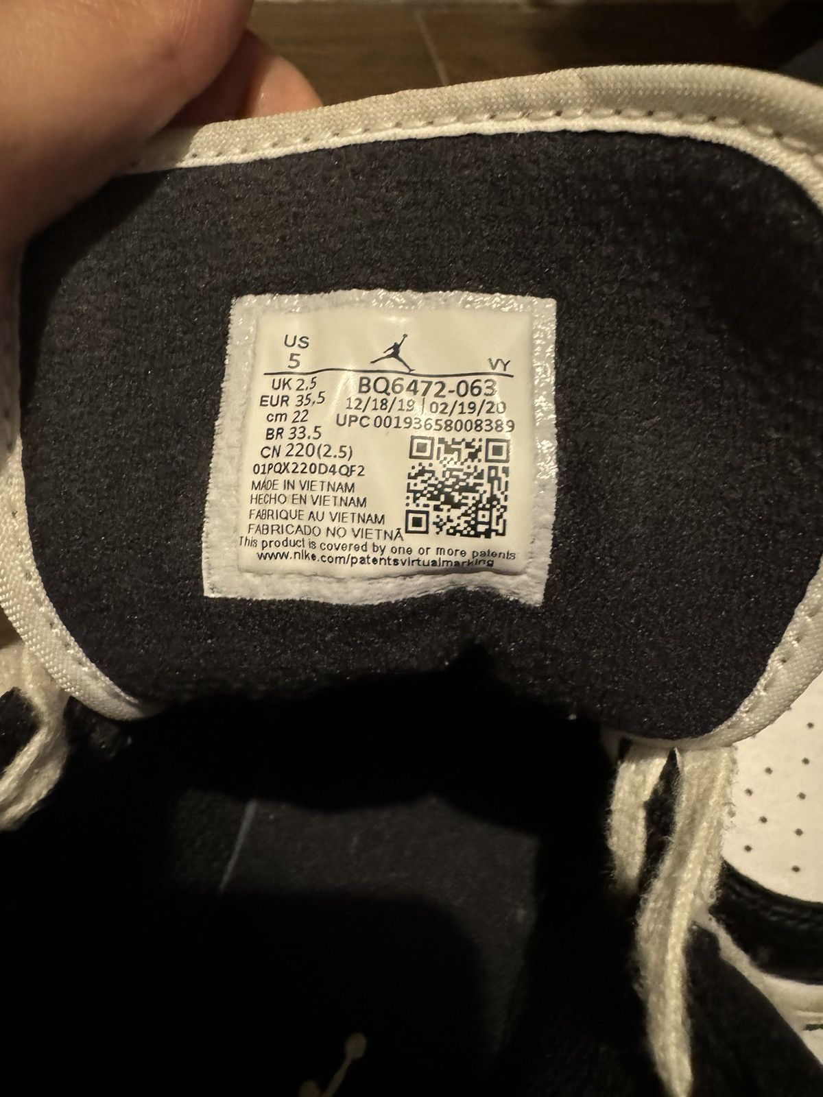 Nike Nike Air Jordan 1 Mid Shoes Sneakers Size US 5 / IT 35 - 6 Thumbnail