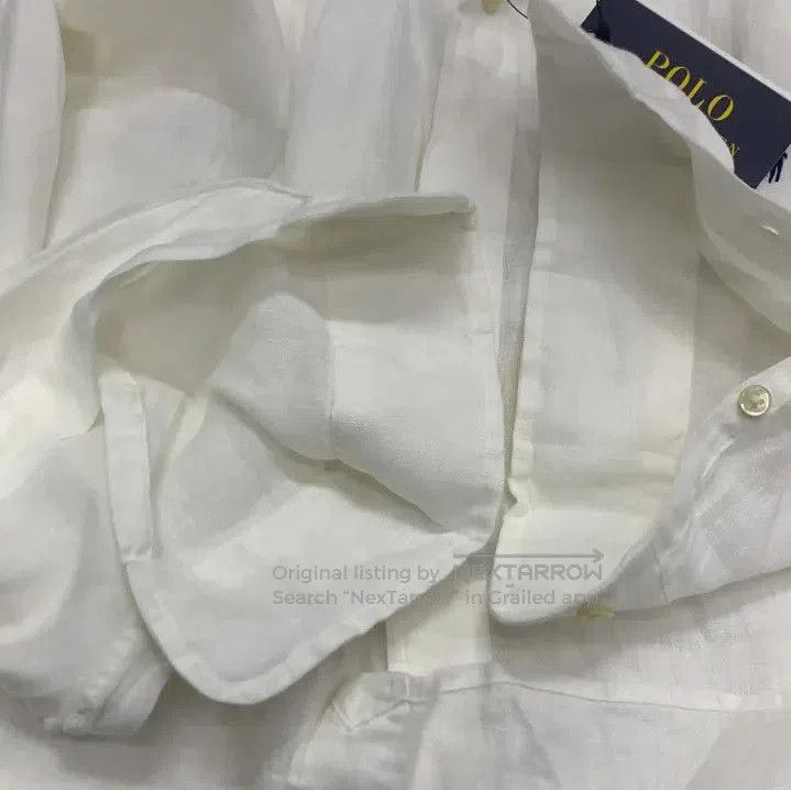 Polo Ralph Lauren Polo Ralph Lauren SS23 Logo Embroidered Linen Shirt. Size US XXL / EU 58 / 5 - 8 Thumbnail