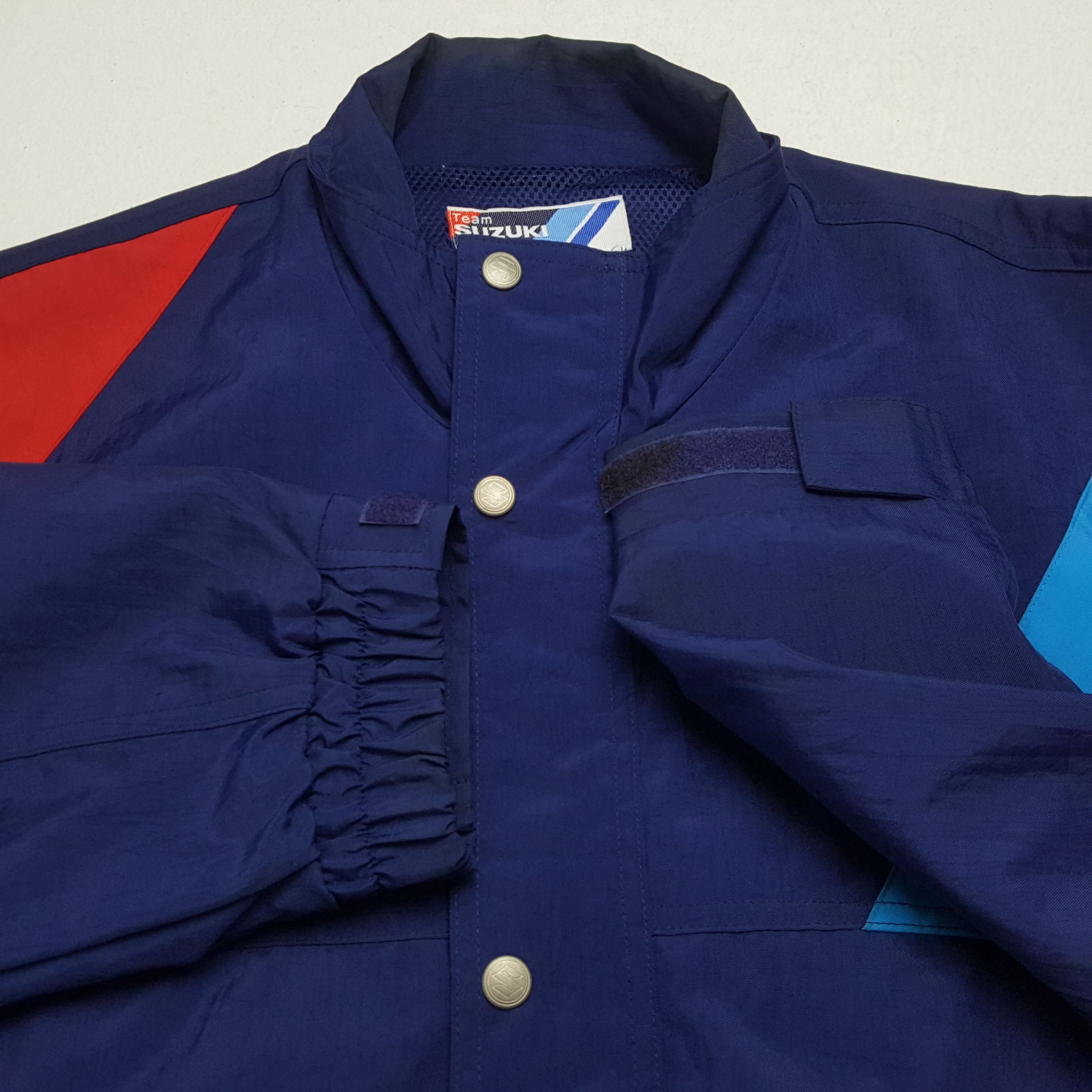 Japanese Brand × Vintage Vintage TEAM SUZUKI Motorcycle Racing Team Jacket Size US XL / EU 56 / 4 - 10 Thumbnail