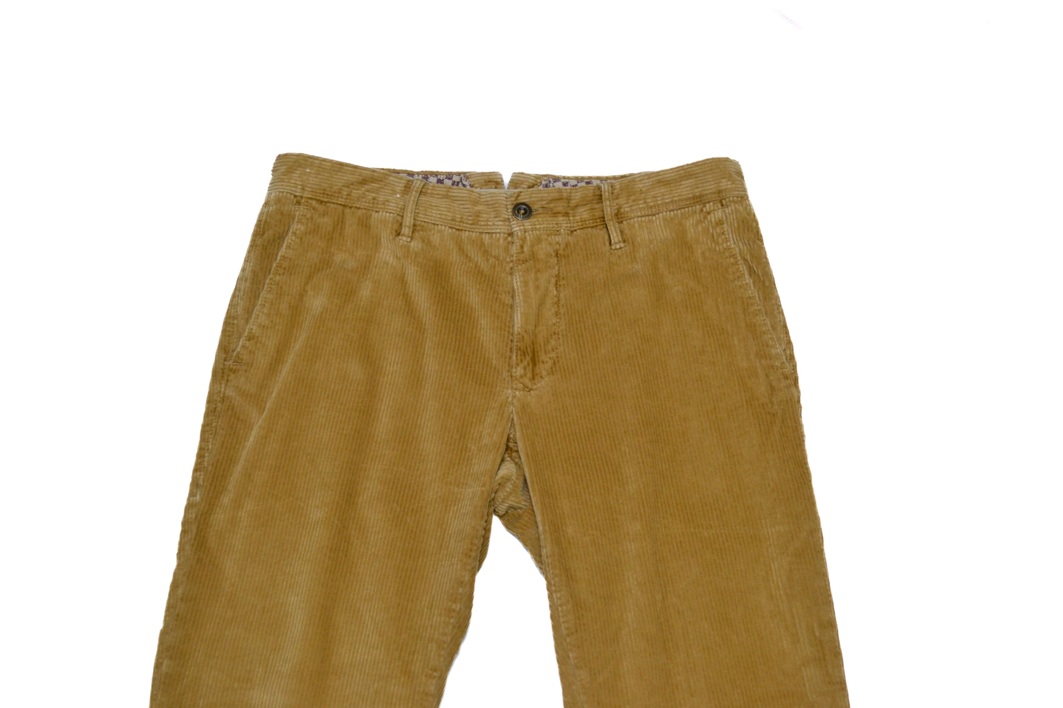 Incotex Incotex Men’s Brown Corduroy Trousers Pants Size 34 Size US 34 / EU 50 - 2 Thumbnail