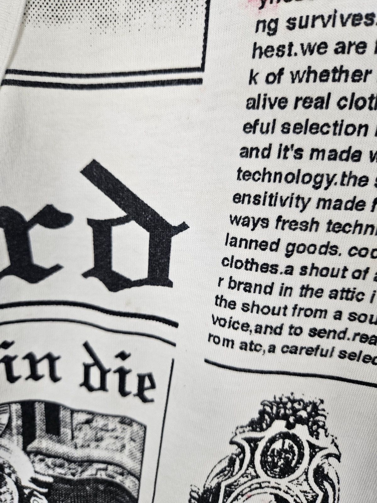 In The Attic In The Attic news paper tank top shirt Size US S / EU 44-46 / 1 - 9 Thumbnail