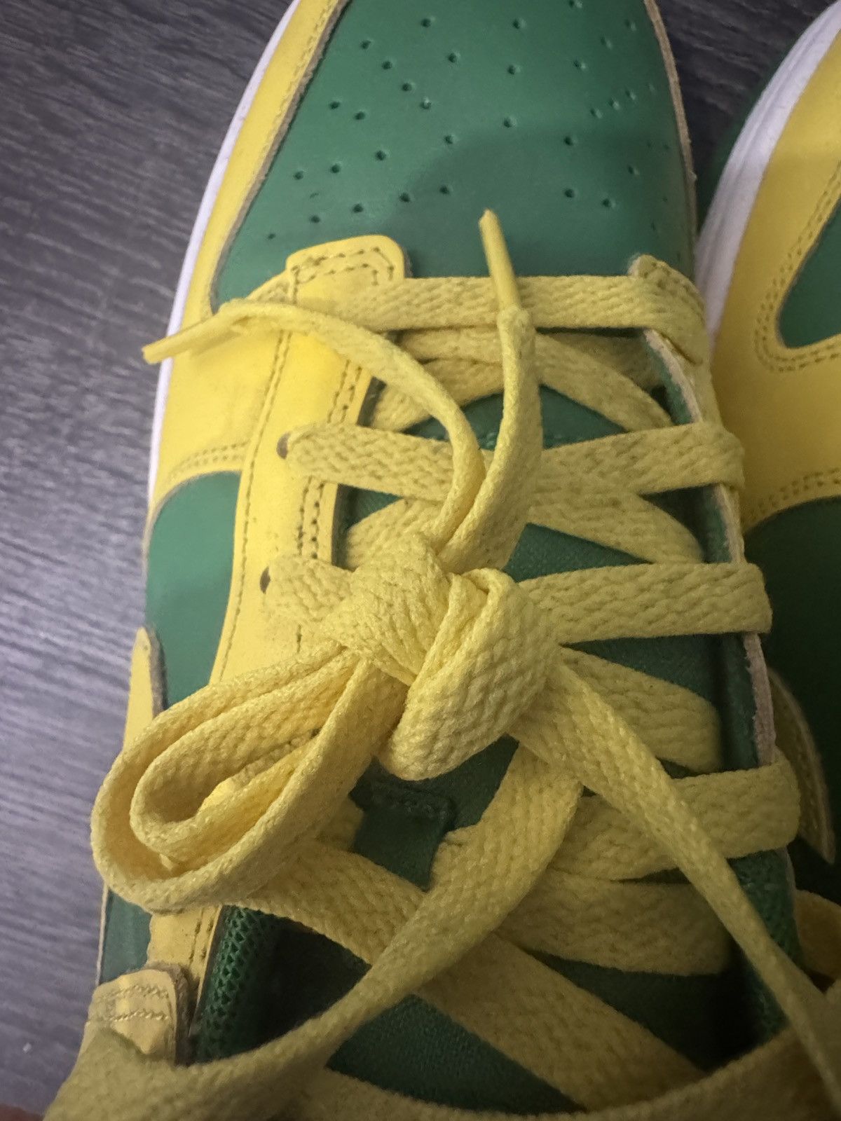 Nike Nike Dunk Low Brazil Green Yellow Size 12 Size US 12 / EU 45 - 10 Thumbnail