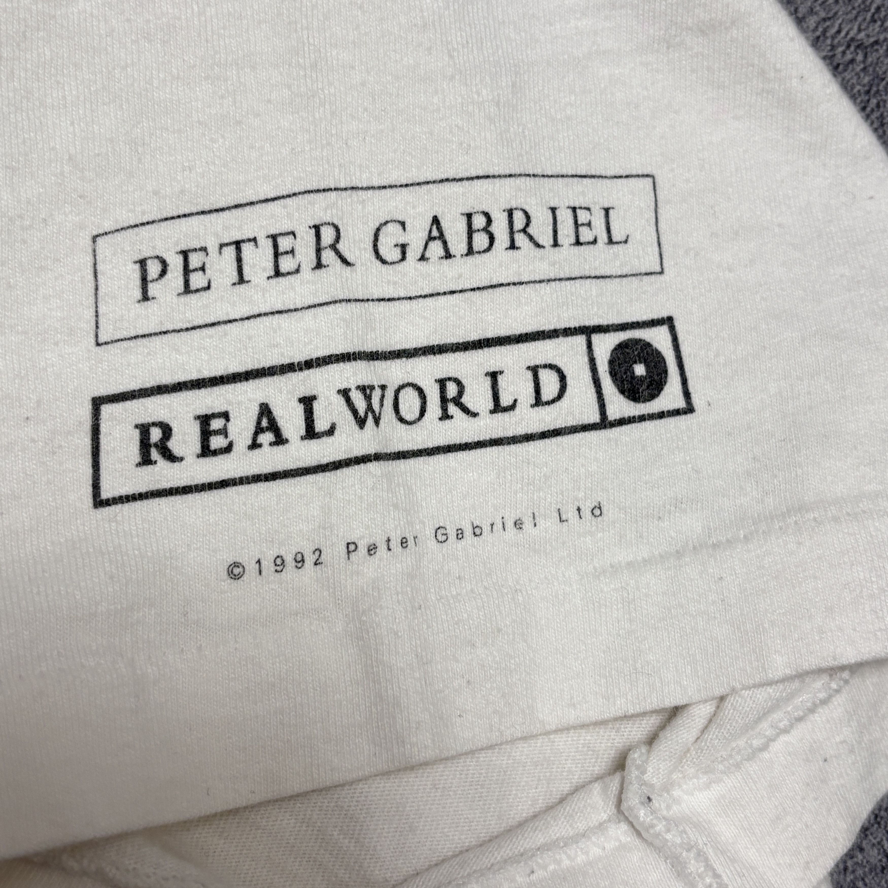 Band Tees × Vintage Vintage Peter Gabriel Shirt Single Stitch Vintage Band Tees Size US XL / EU 56 / 4 - 8 Thumbnail