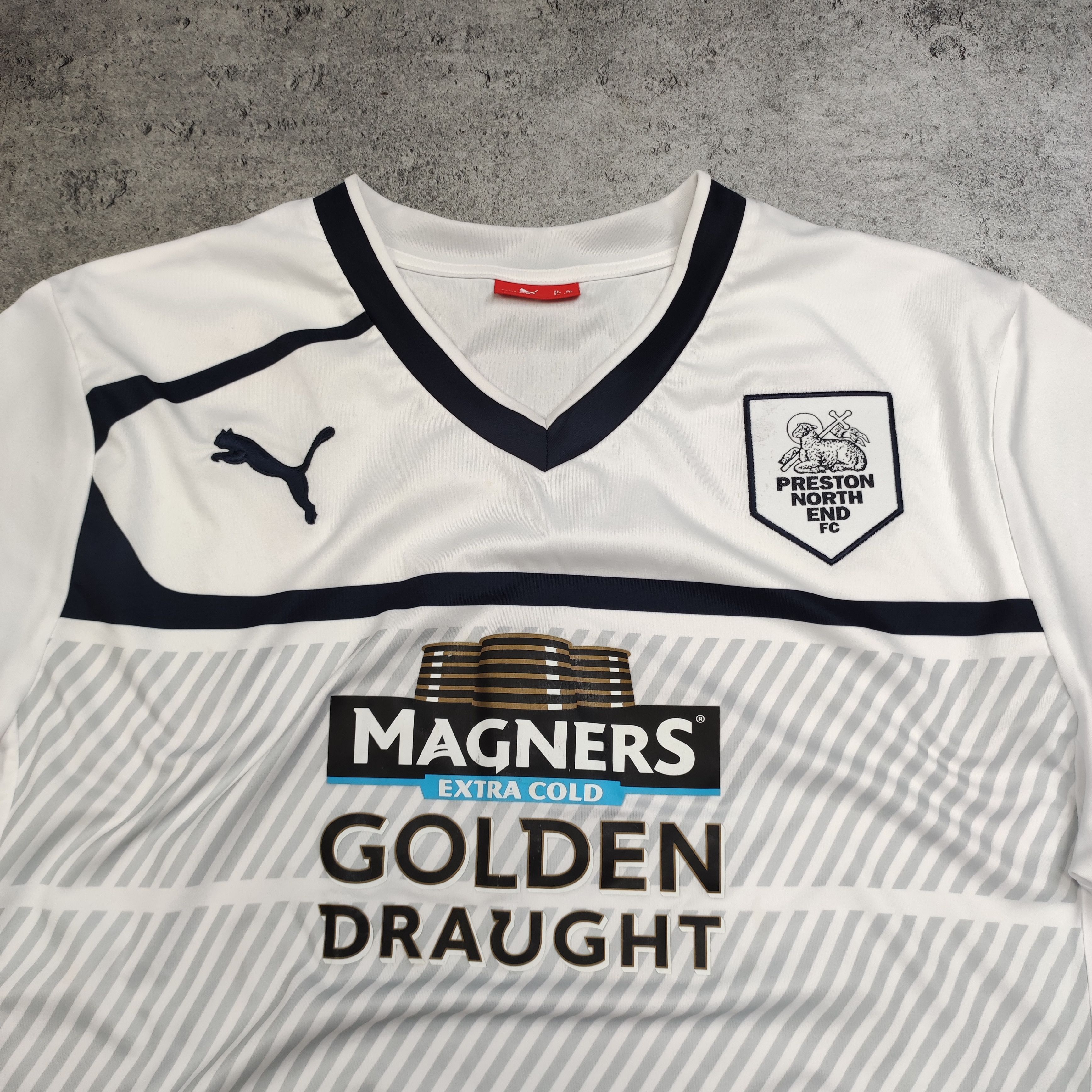 Puma RARE Football Soccer Puma x Preston North End FC Home Jersey Size US XXL / EU 58 / 5 - 4 Thumbnail