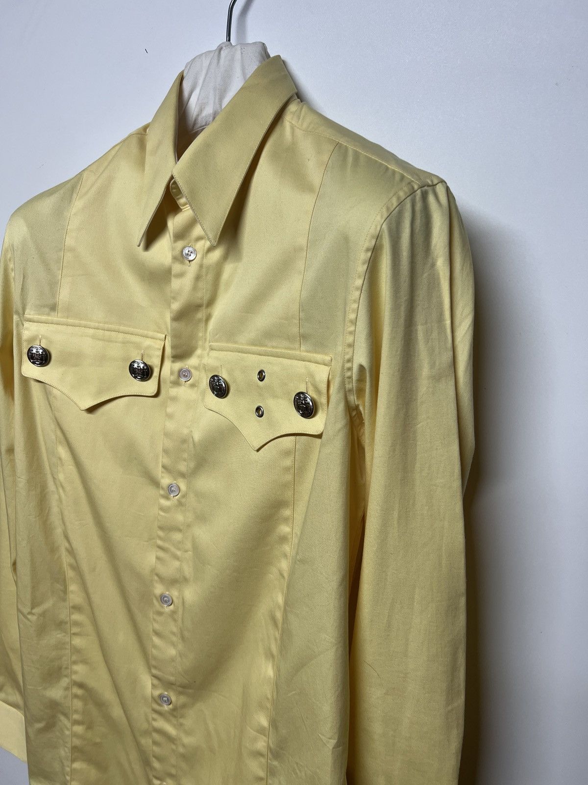 Calvin Klein 205W39NYC Western Flap Pocket Shirt Size 38R - 2 Thumbnail
