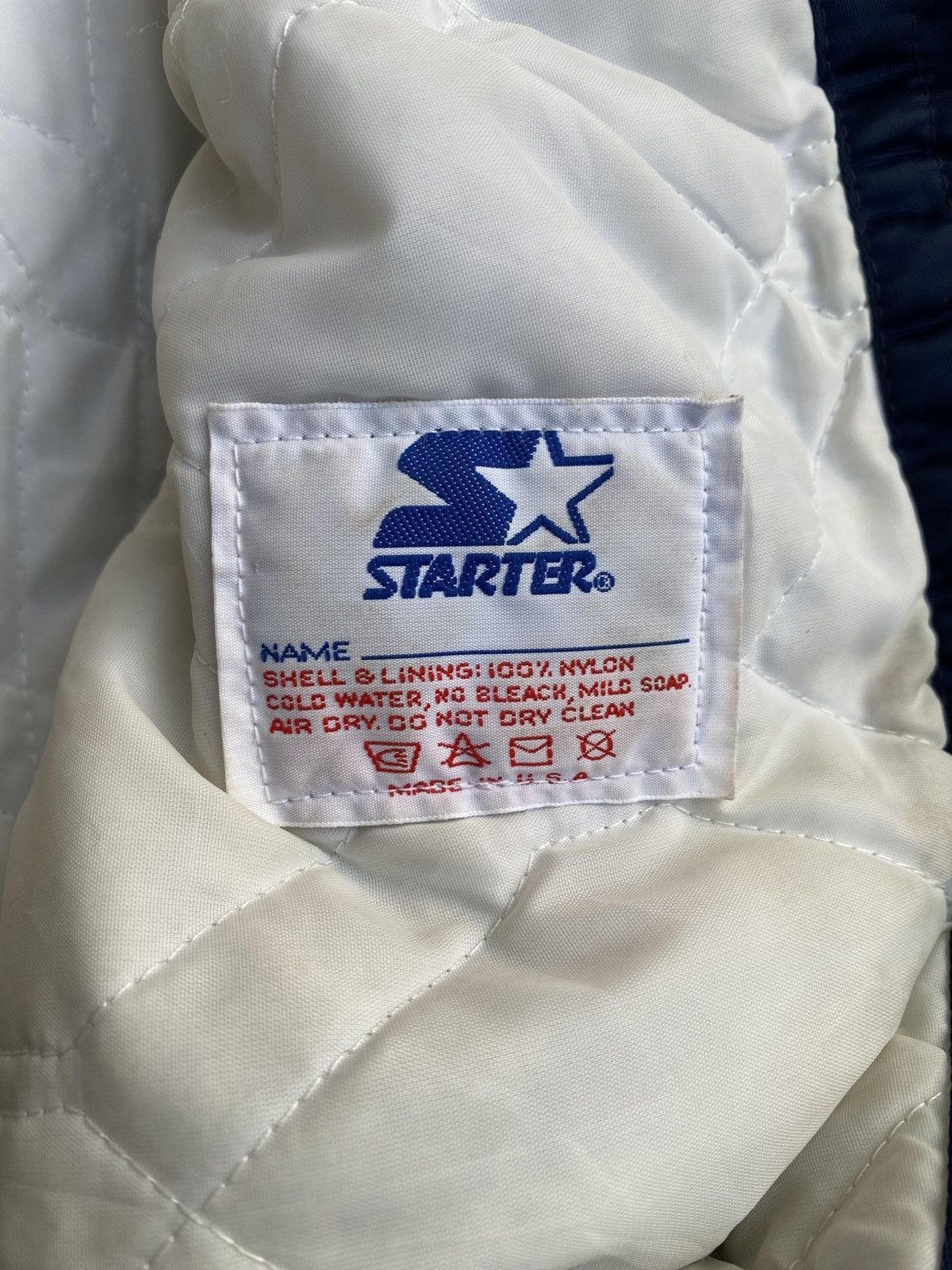 Vintage 80s Penn State starter satin jacket